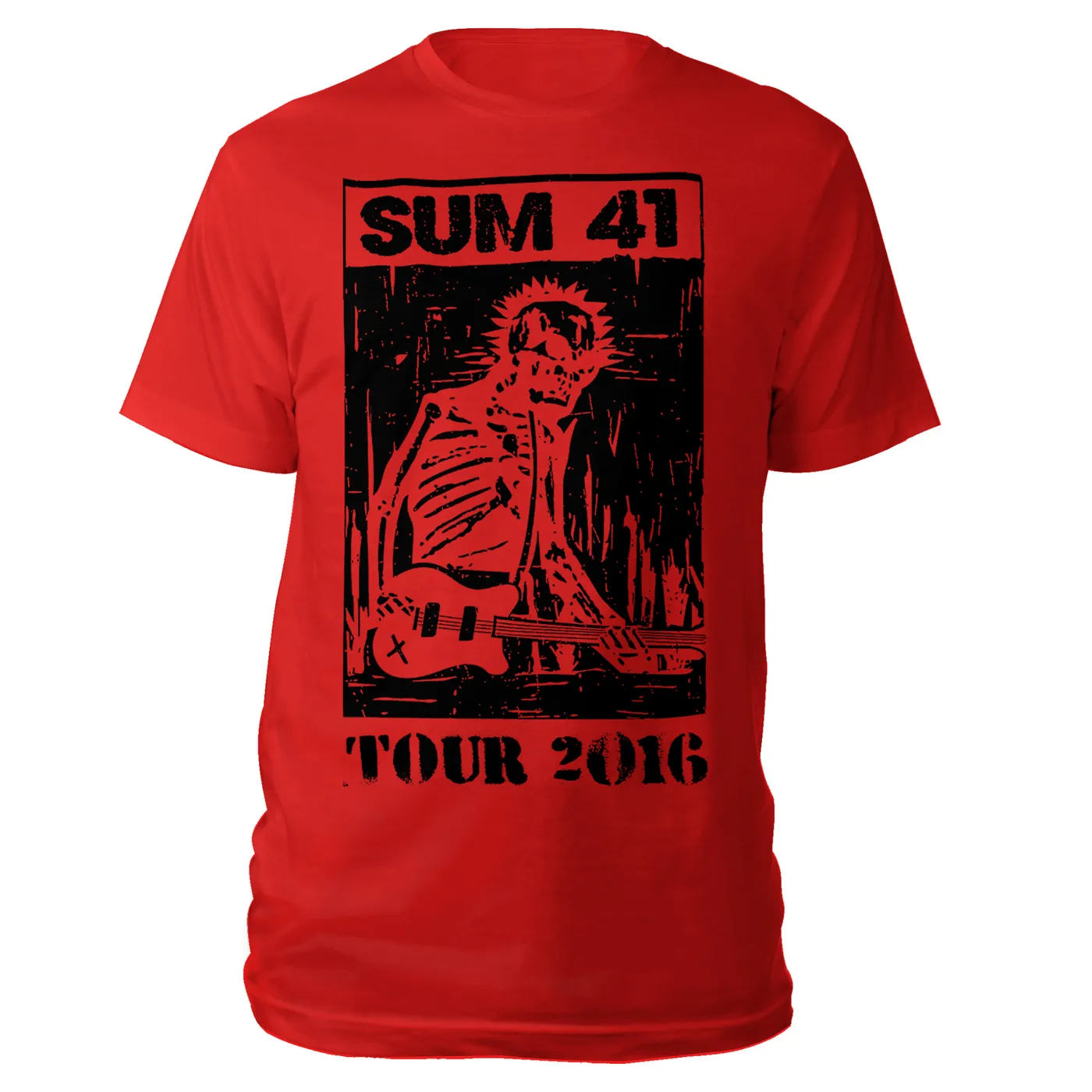 Sum 41 Punk Skeleton Tee