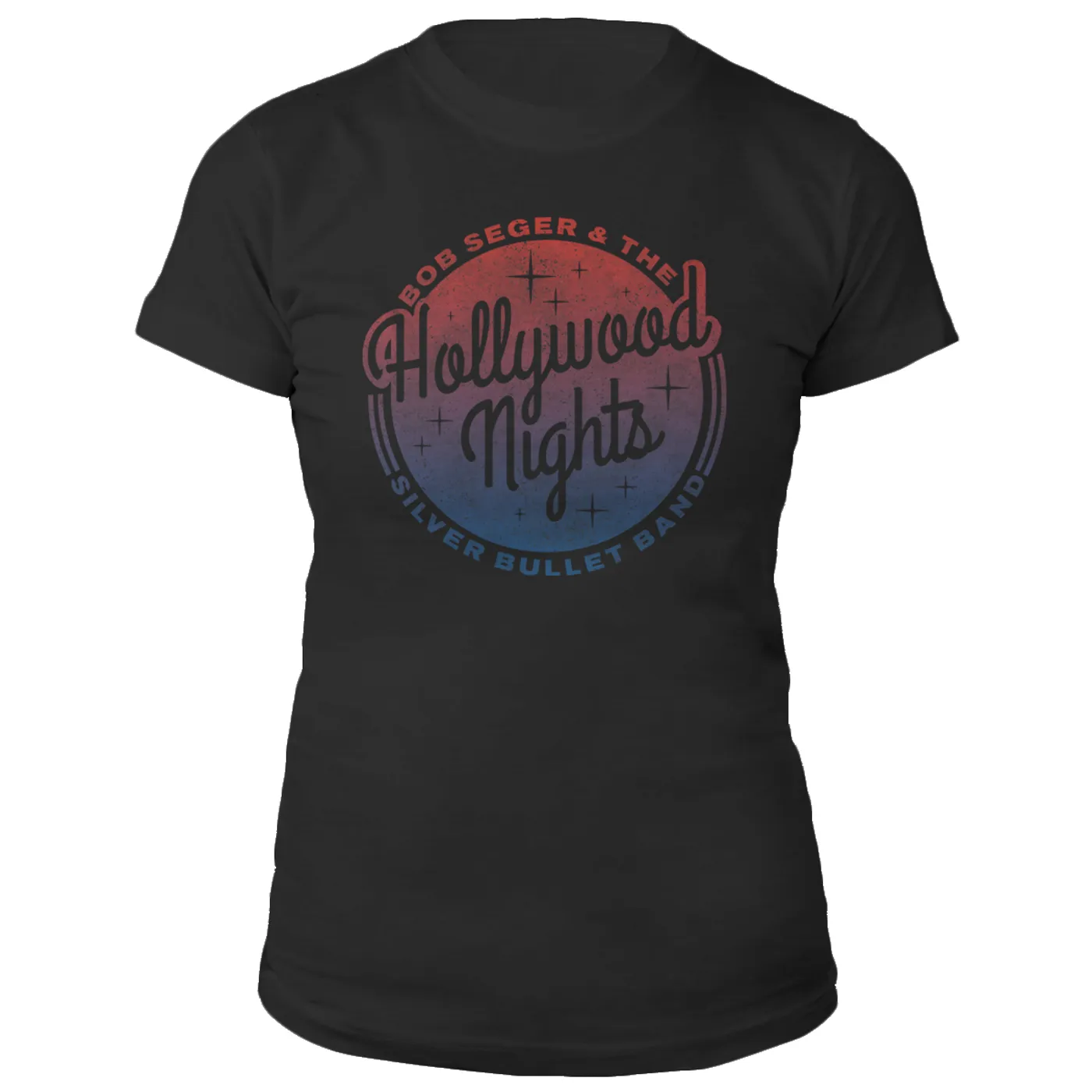 Bob Seger & The Silver Bullet Band Hollywood Nights Ladies Tee