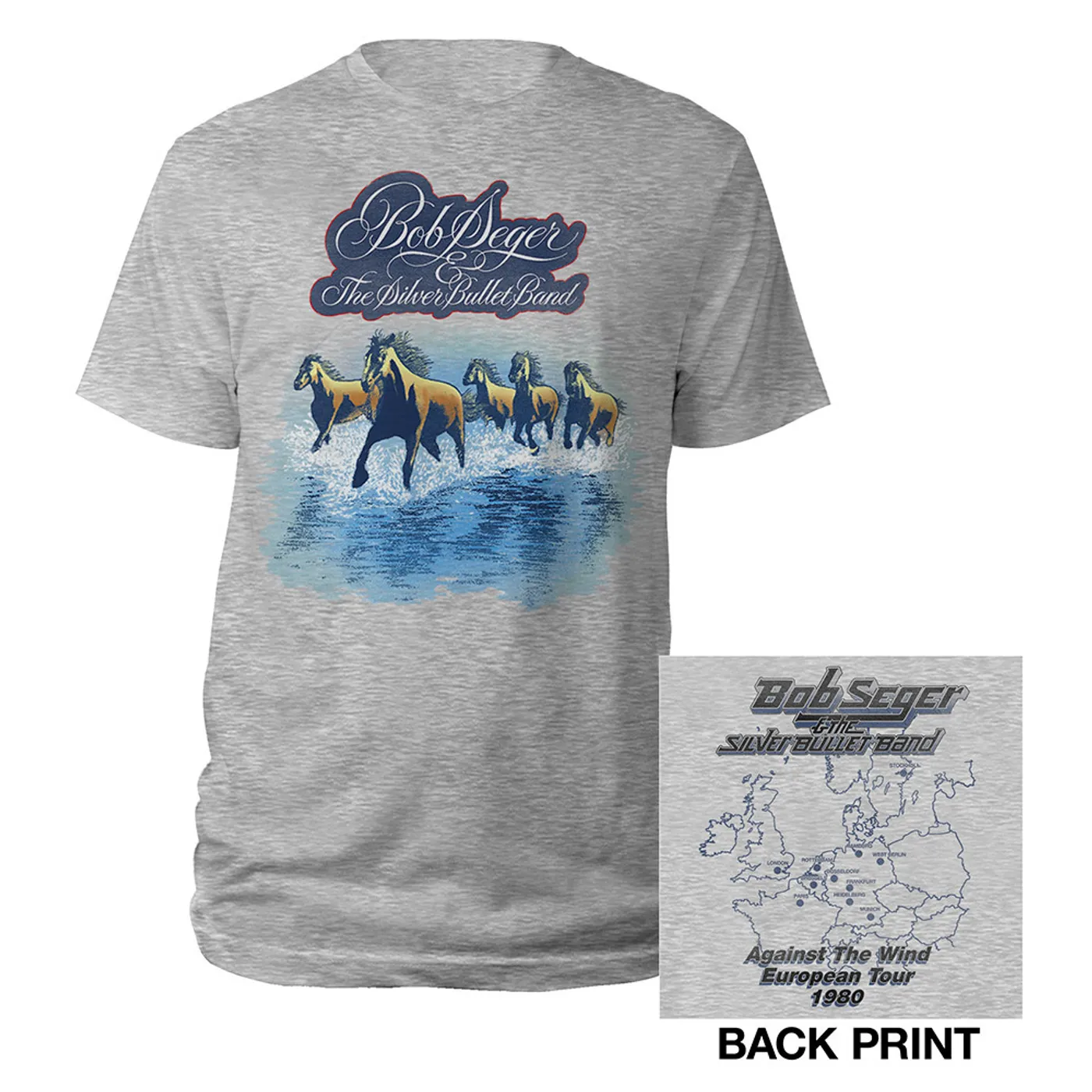 Bob Seger & The Silver Bullet Band Against the Wind Vintage Tour Tee