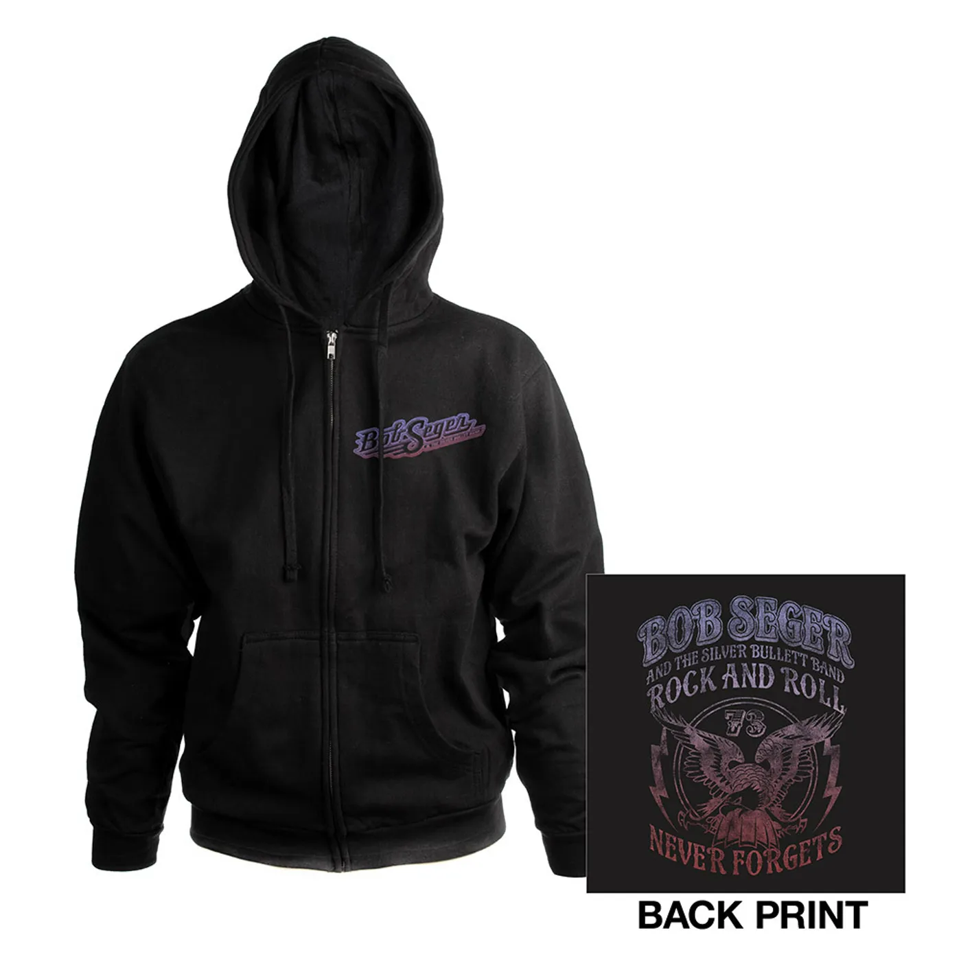 Bob Seger & The Silver Bullet Band Zip Hoody