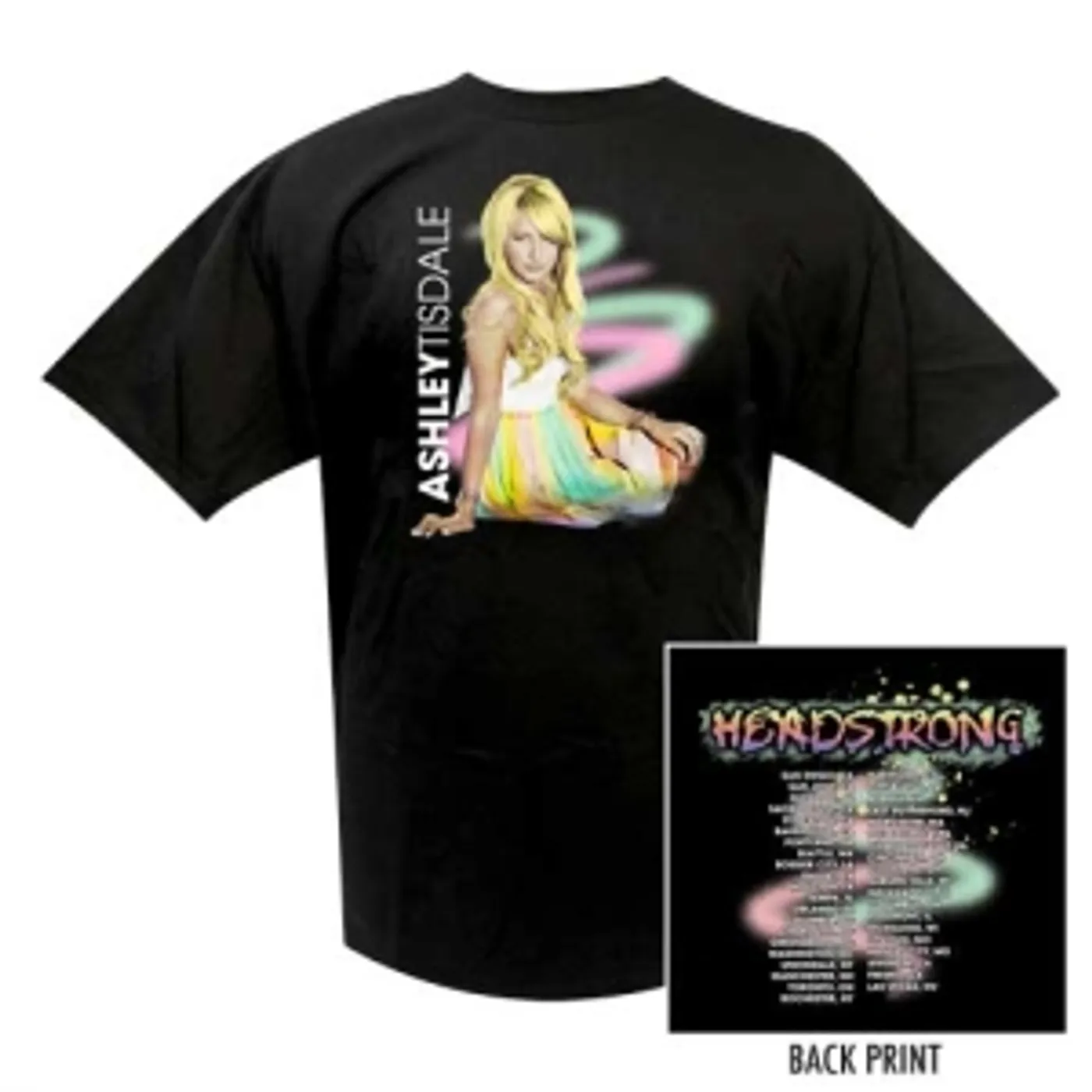 Ashley Tisdale Rainbow Dress Tee