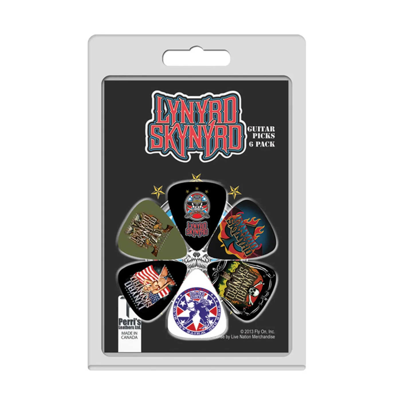 Lynyrd Skynyrd Guitar Pick 6 Pack