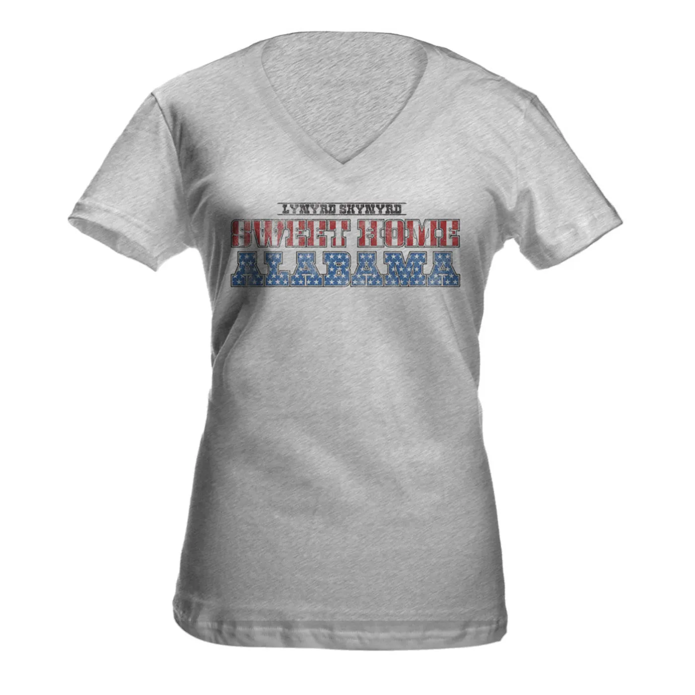 Lynyrd Skynyrd Sweet Home Alabama Ladies V-Neck