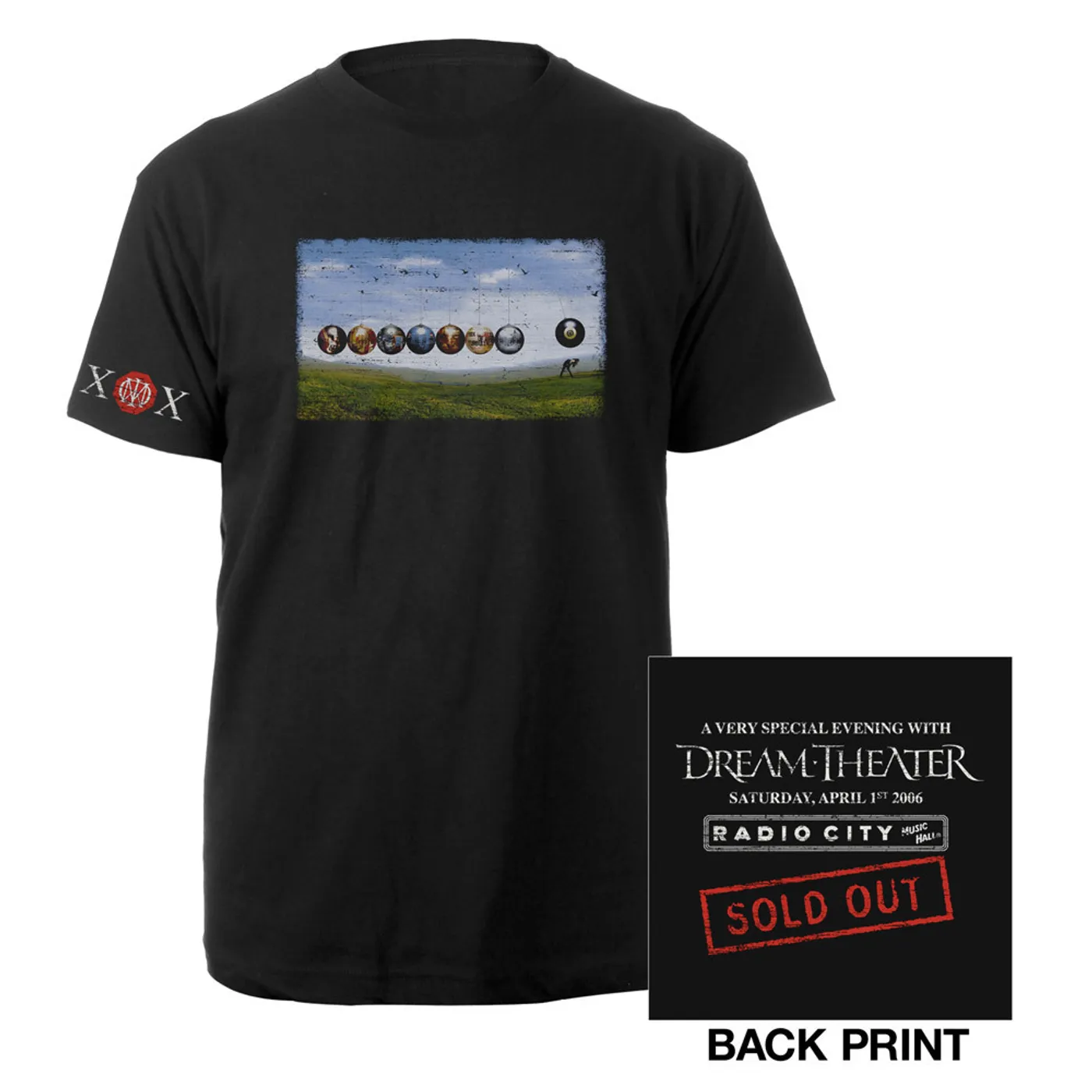 Dream Theater Vintage 20th Anniversary Radio City Music Hall Event Tee