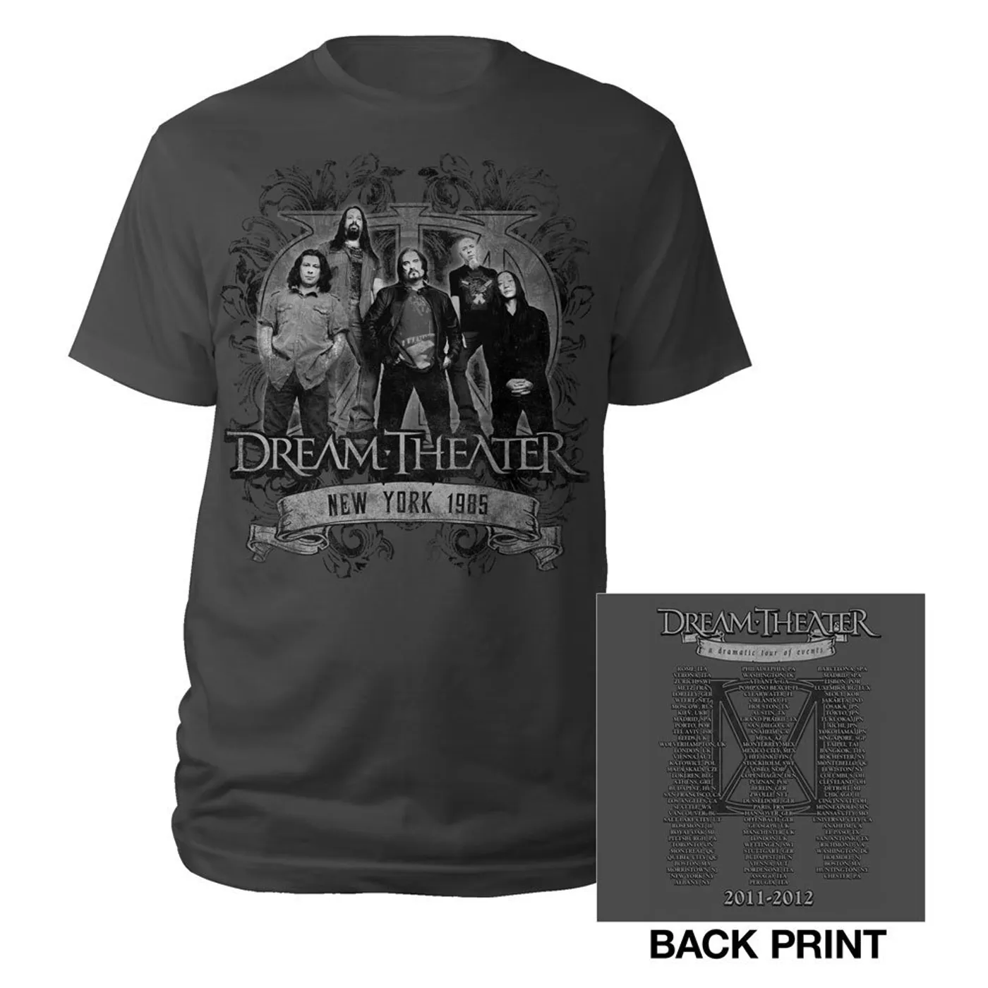 Dream Theater LIMITED QUANTITY - Expanded Dates - 11/12 World Tour Tee