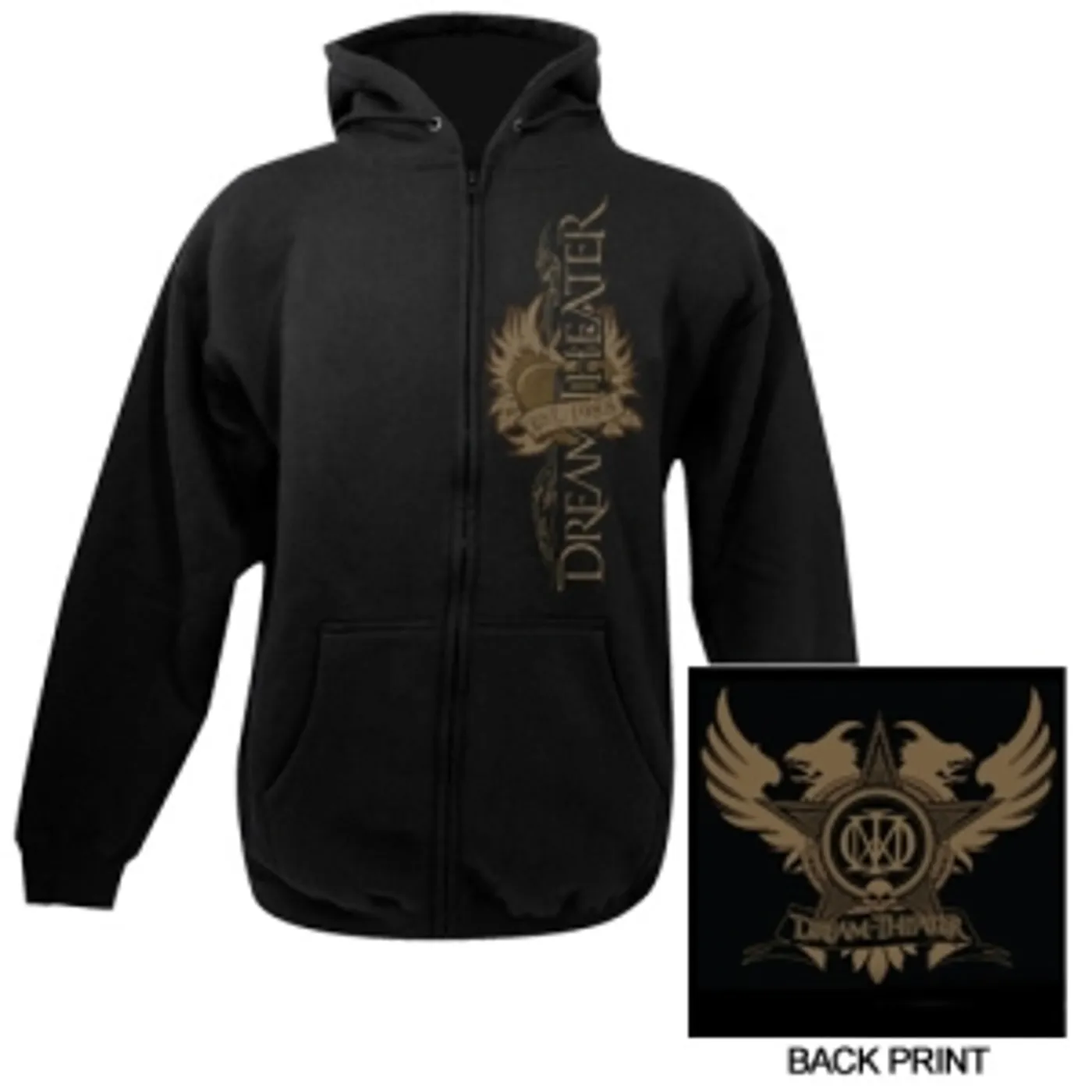 Dream Theater Tattoo Heart Zip-Up Hoodie