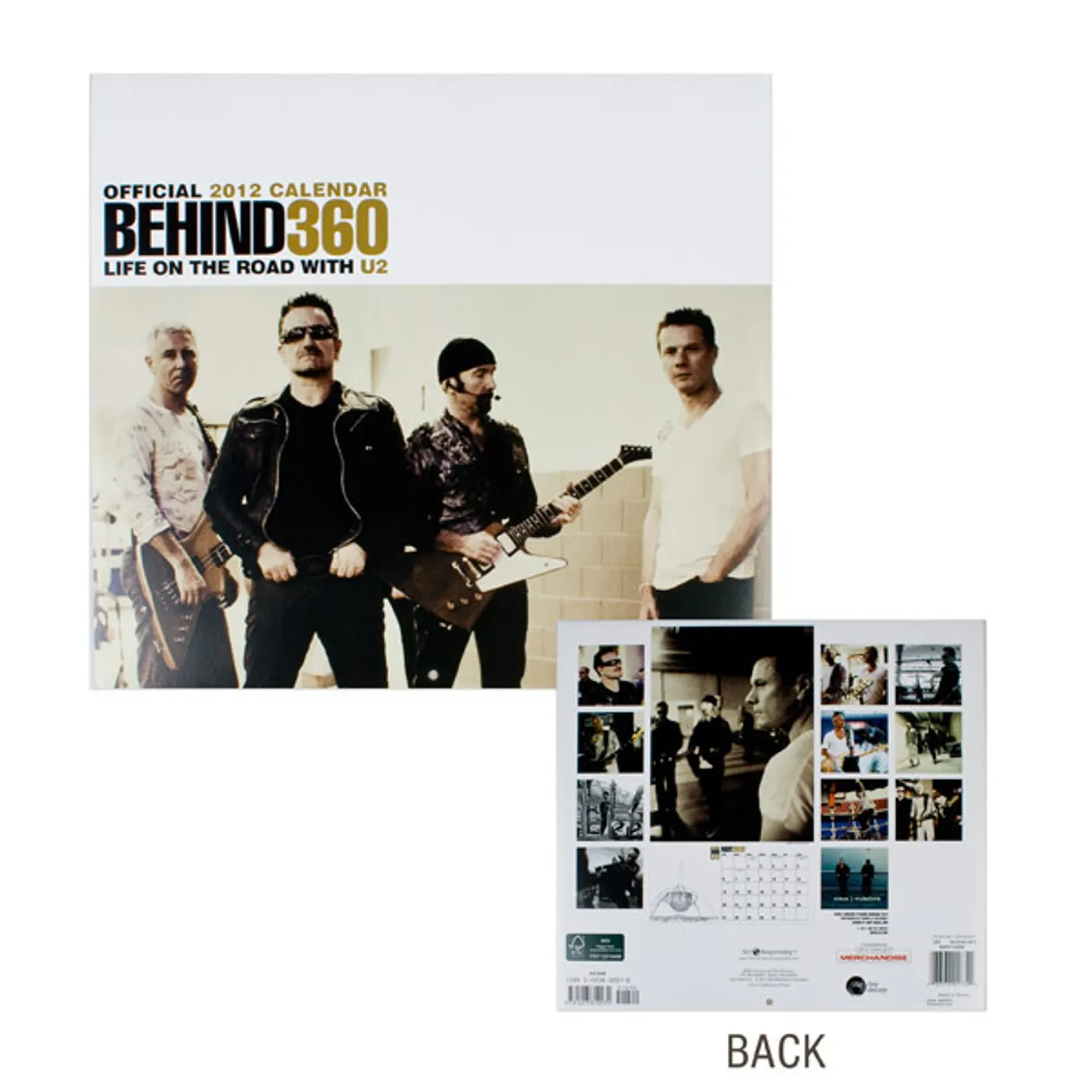 U2 2011-2012 16 month calendar