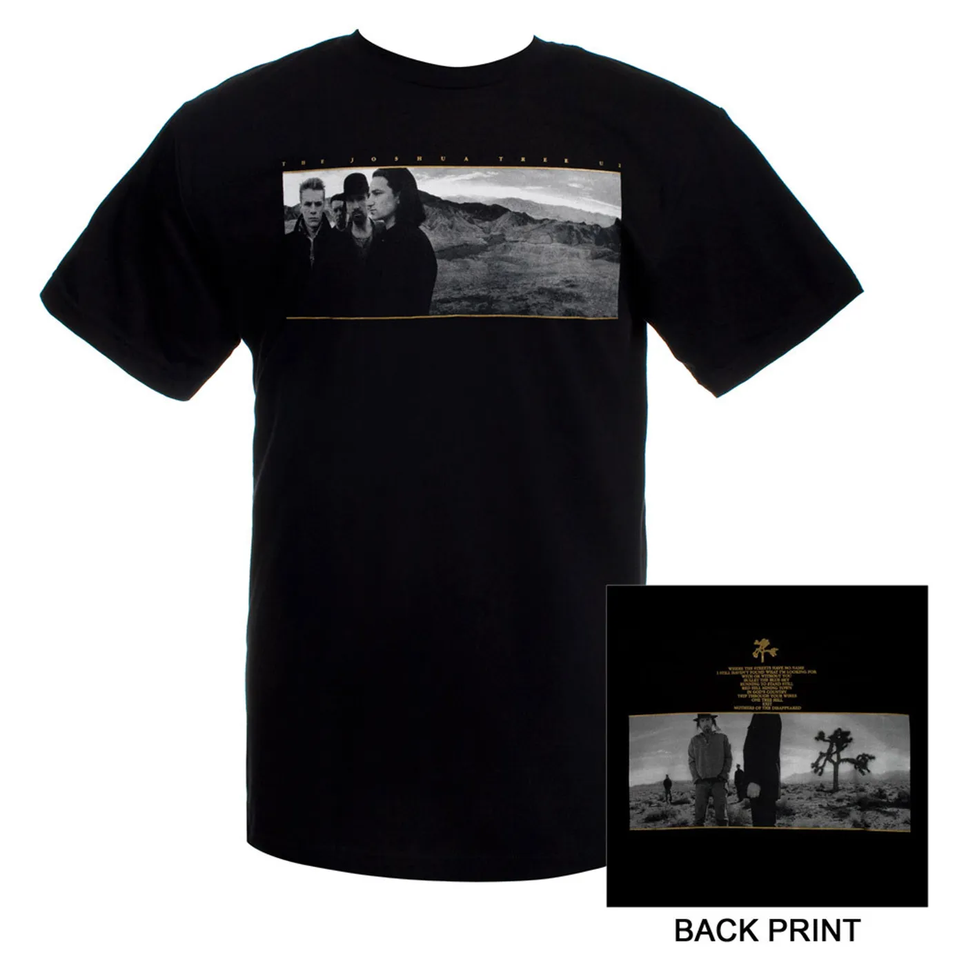U2 The Joshua Tree Album Cover T-Shirt