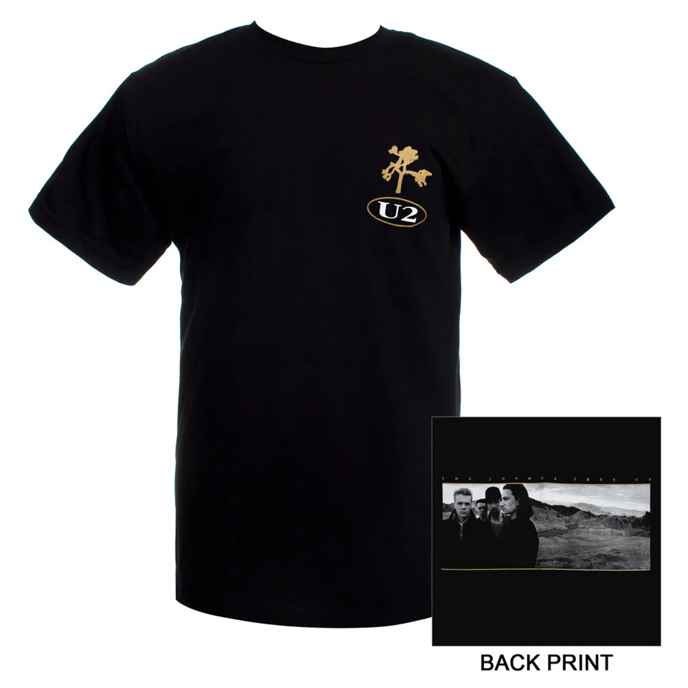 U2com The Joshua Tree Logo T-Shirt (2)