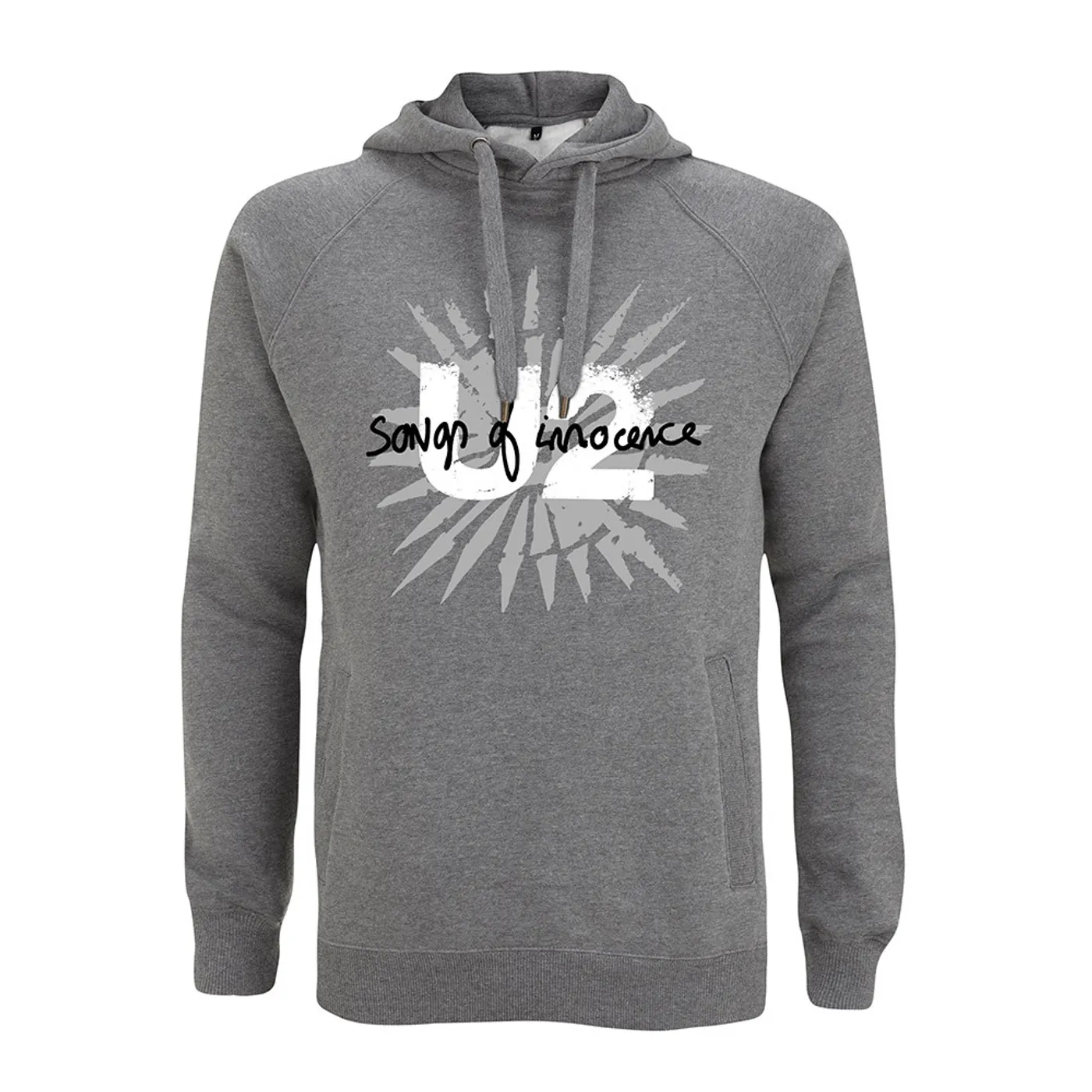 U2 Songs Of Innocence Pull Over Hooded Sweatshirt (Grey)
