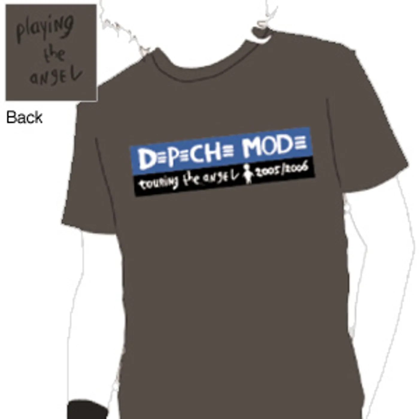 Depeche Mode - Touring the Angel Dark Heather T-Shirt