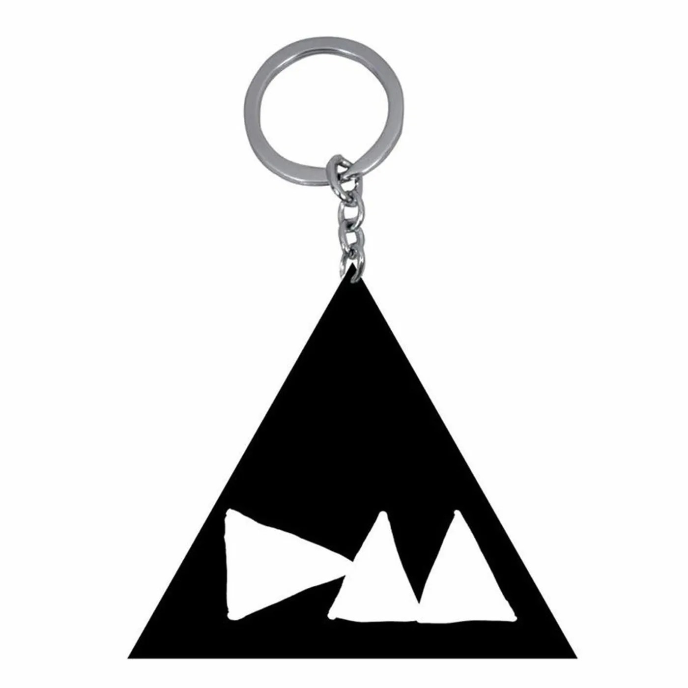 Depeche Mode DM Logo Metal Black Keychain