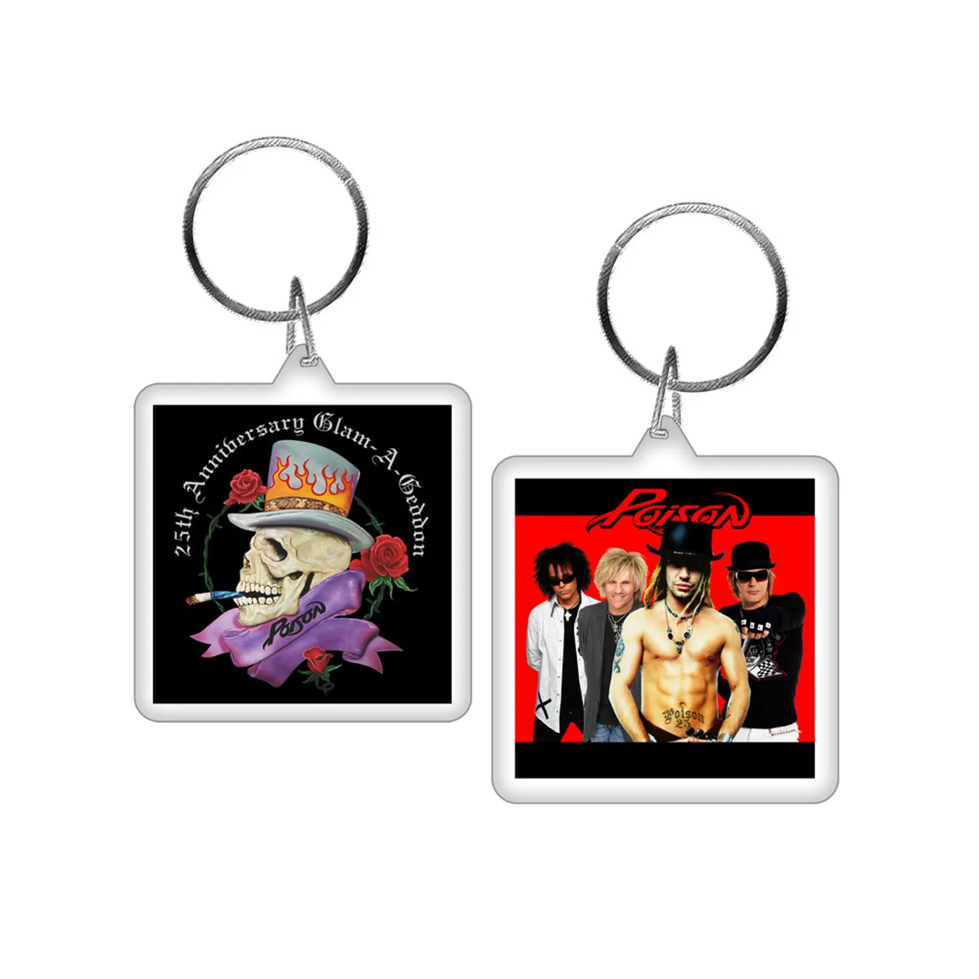 Poison Glam-A-Geddon Acrylic Key Chain