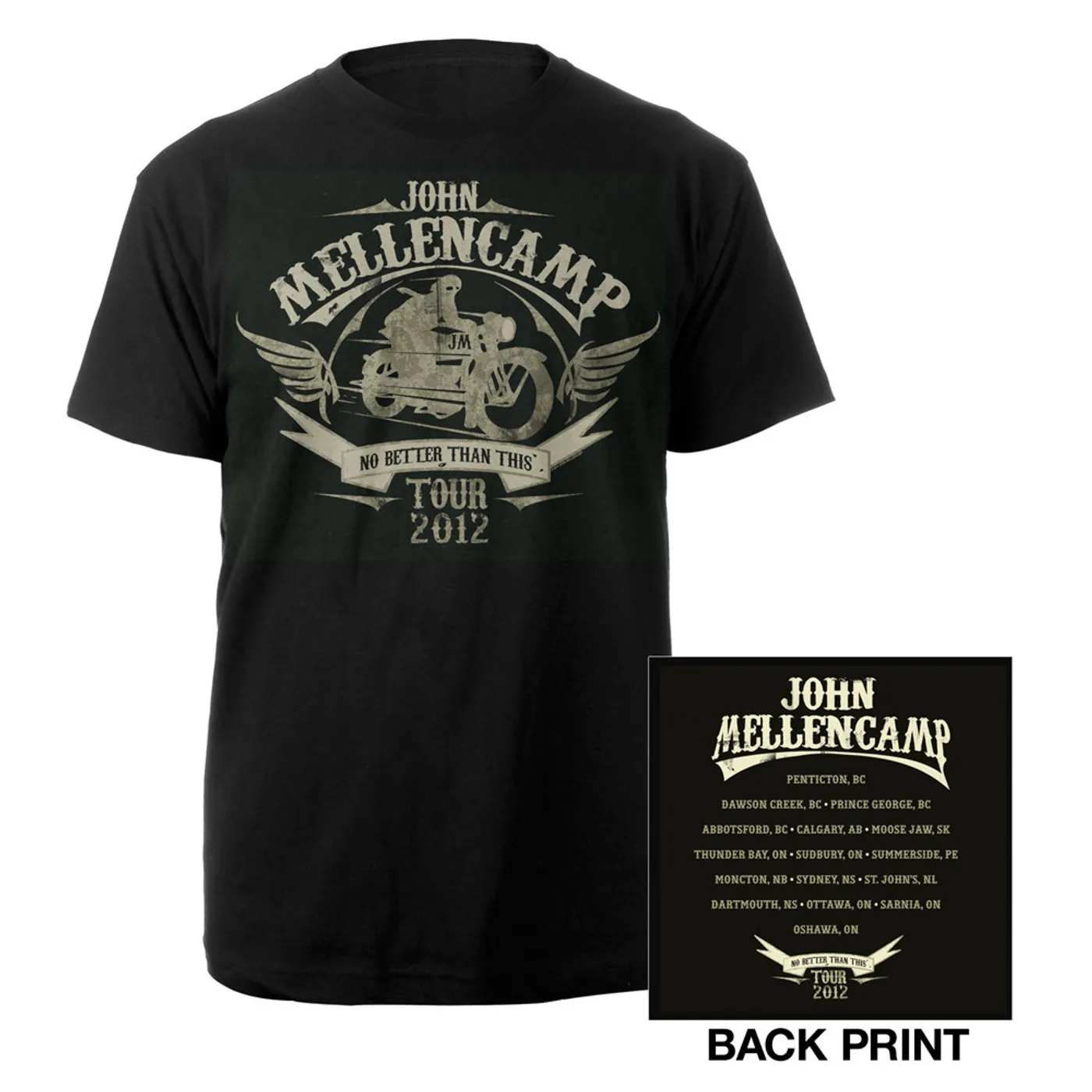 John Mellencamp Motorcycle Tour Tee