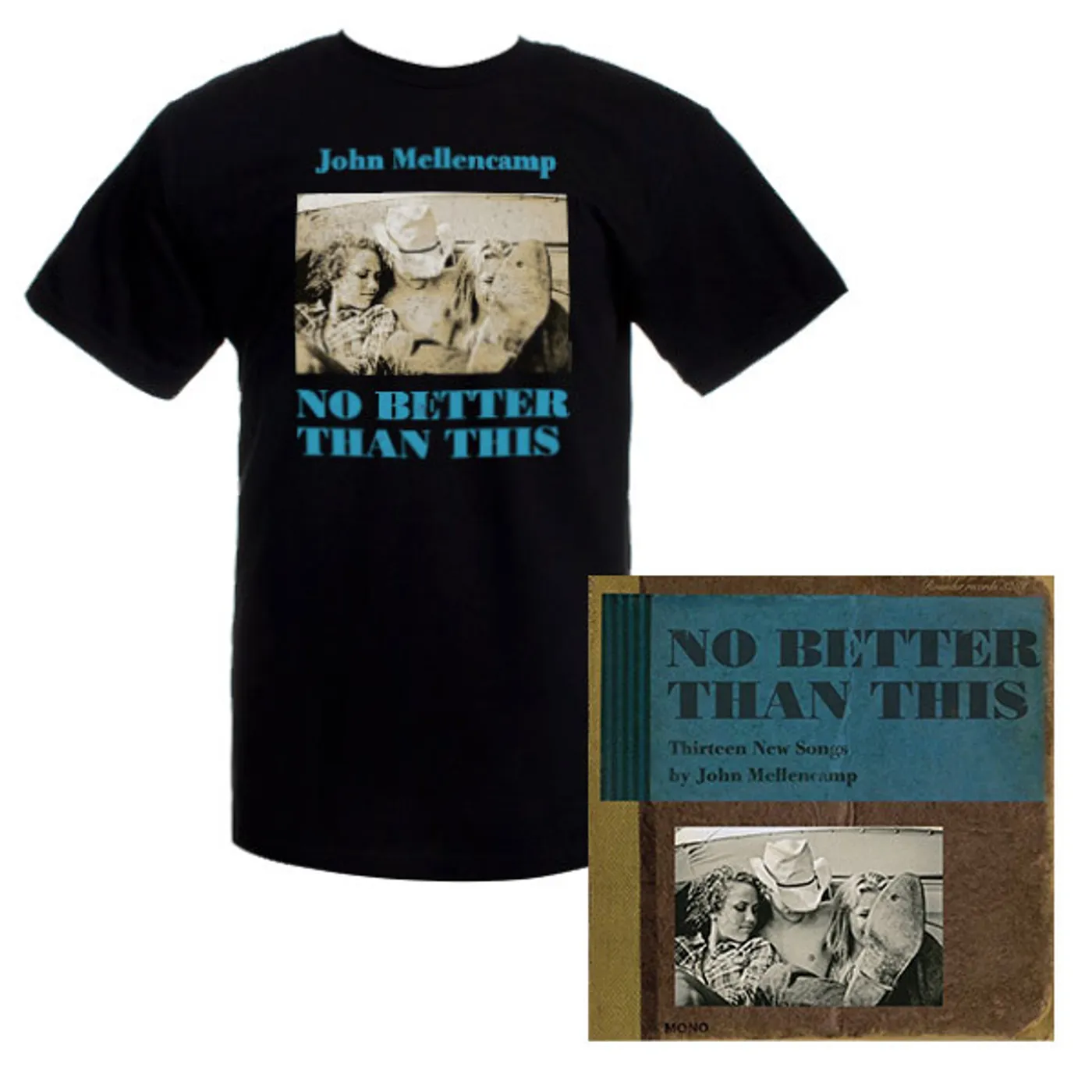 Save! John Mellencamp New Album 'No Better Than This' and Men's Album Cover Tee Bundle