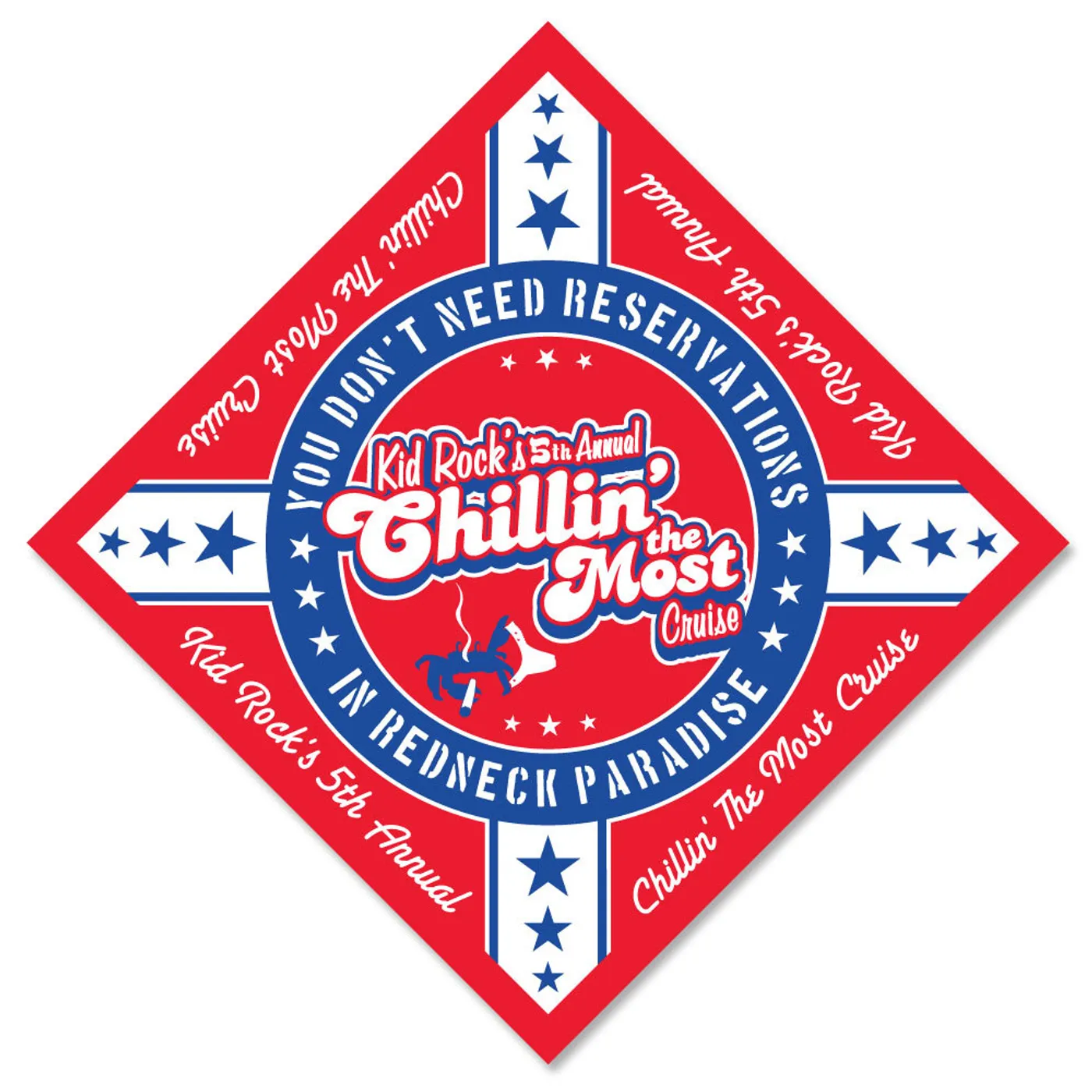 Kid Rock 5th Annual Chillin' The Most Bandana