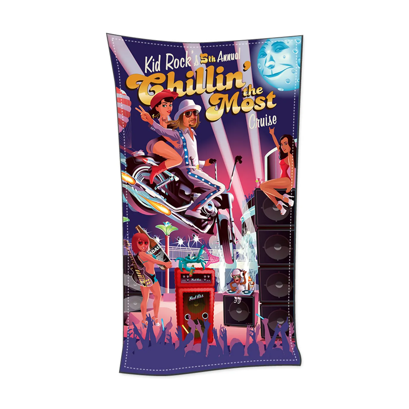 Kid Rock 5th Annual Chillin' The Most Beach Towel