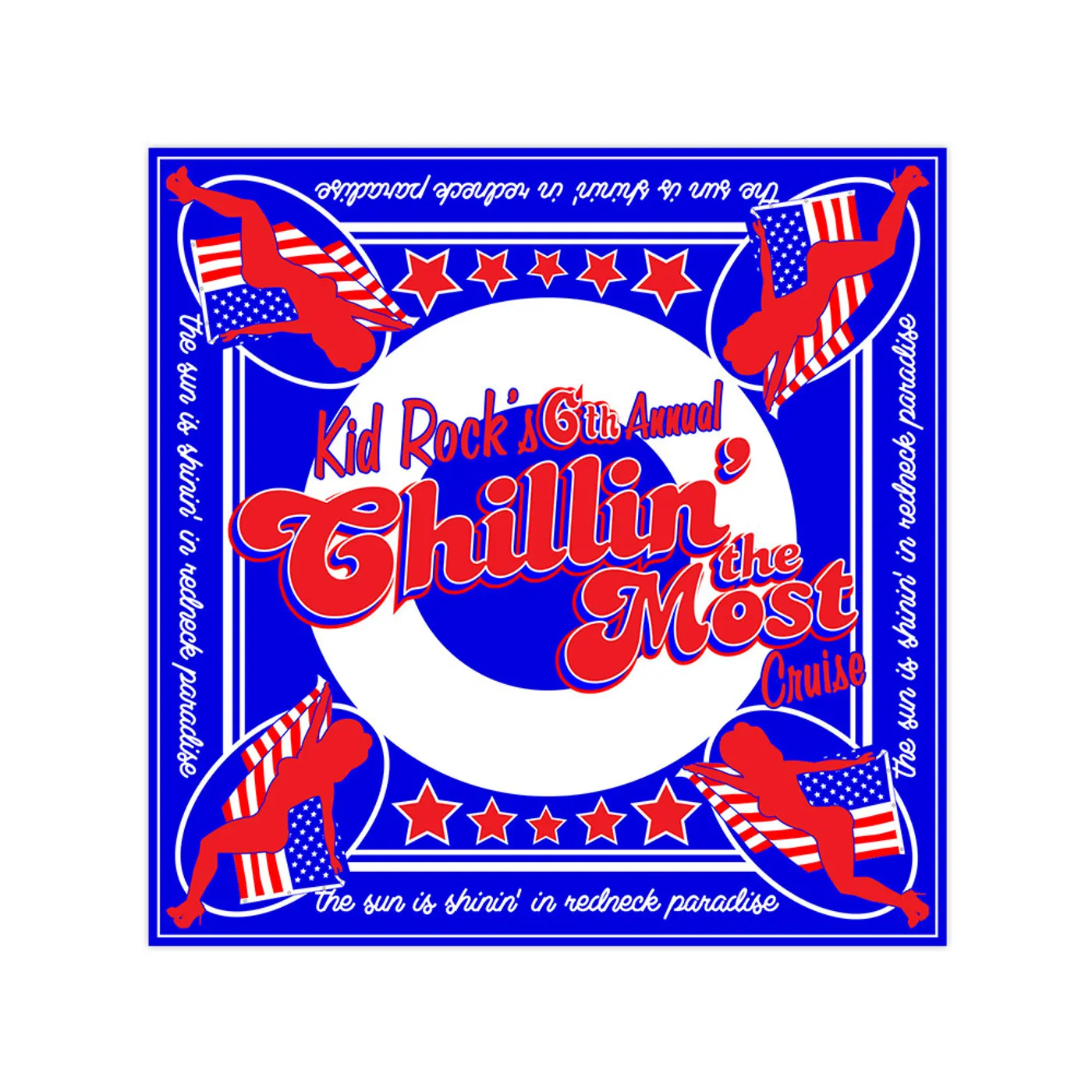 Kid Rock 6th Annual Chillin' The Most Cruise 2015 Bandana