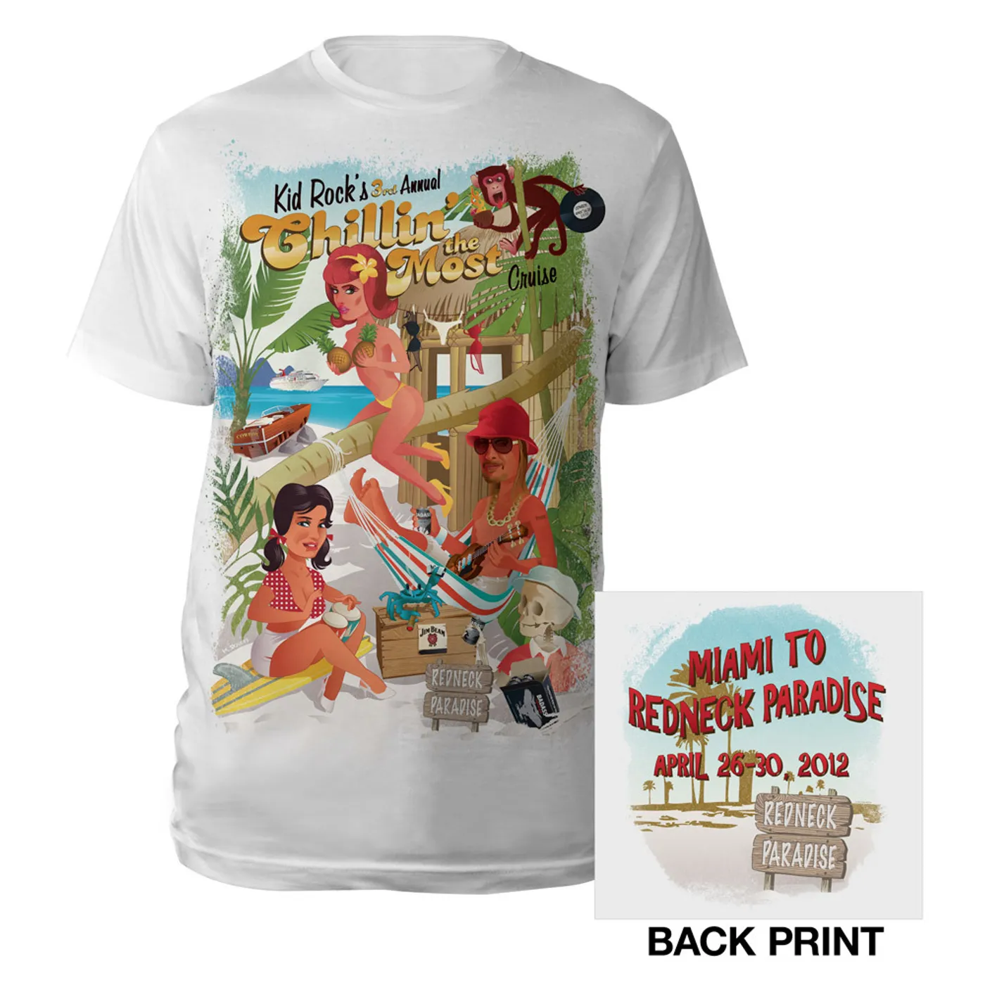 Kid Rock's 3rd Annual Chillin' The Most Cruise Tee