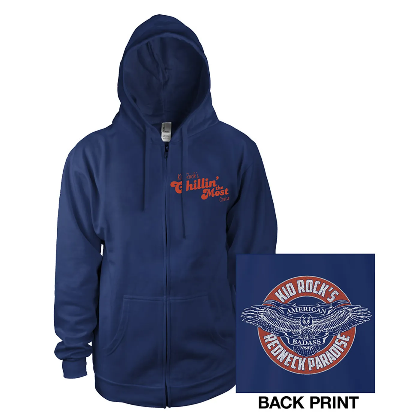 Kid Rock 6th Annual Chillin' The Most Cruise 2015 Zip Hoodie