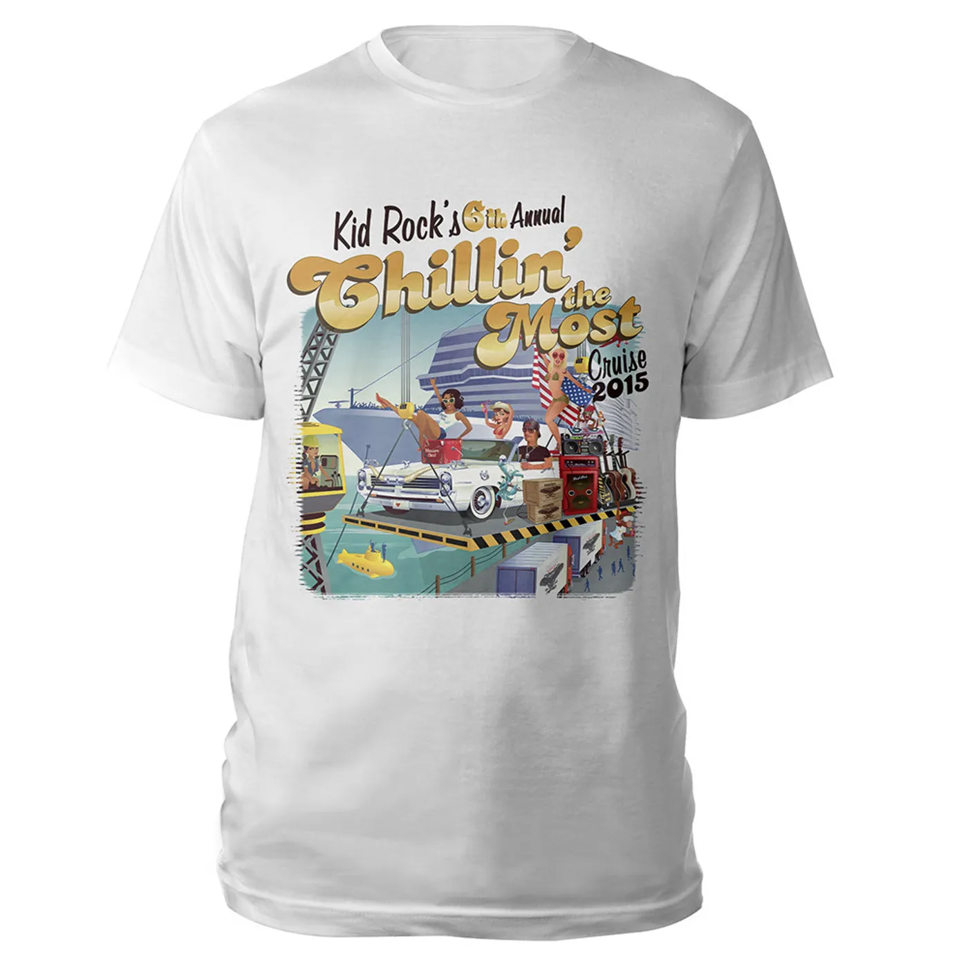 Kid Rock 6th Annual Chillin' the Most Cruise 2015 Tee