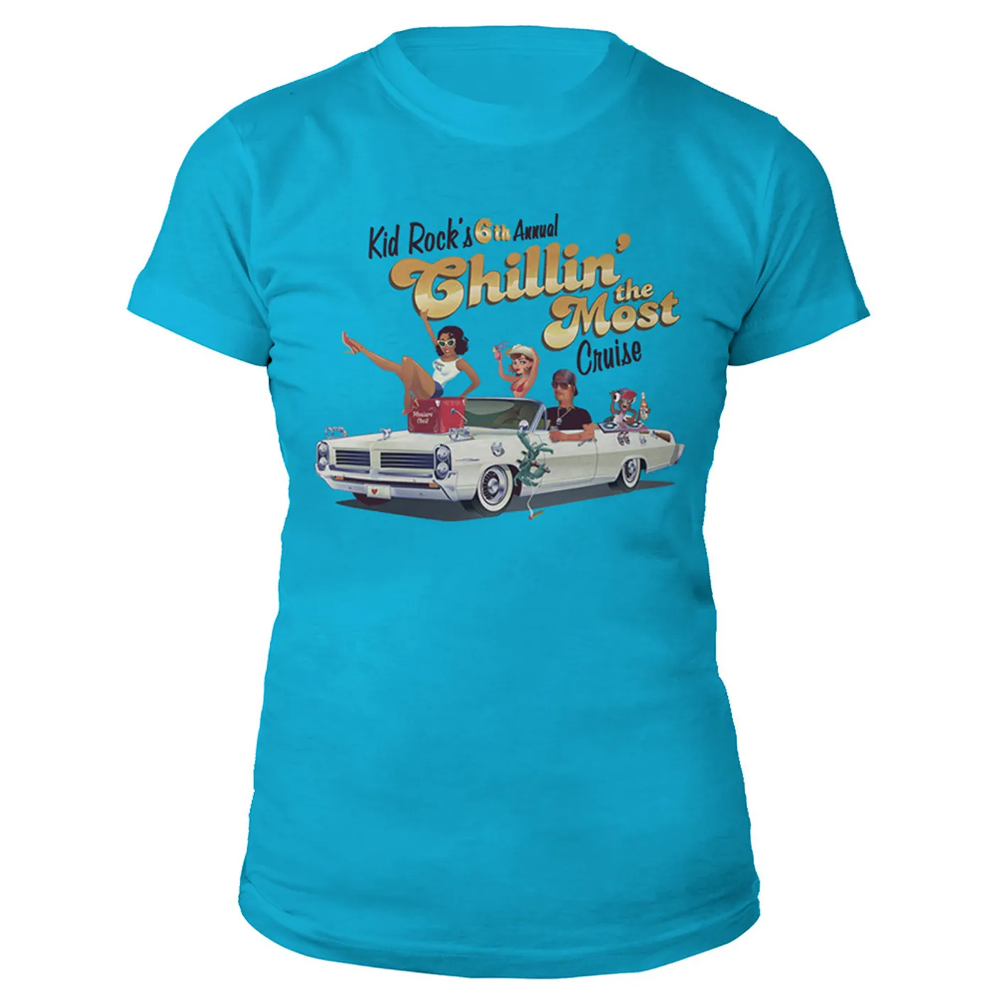 Kid Rock 6th Annual Chillin' the Most Cruise 2015 Ladies Tee