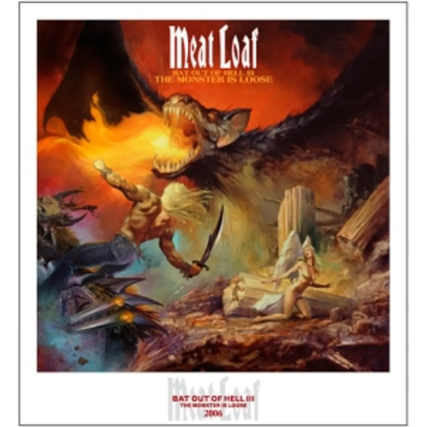 Meat Loaf Bat Out Of Hell III Lithographic Print - Limited Collector's Edition 1/250