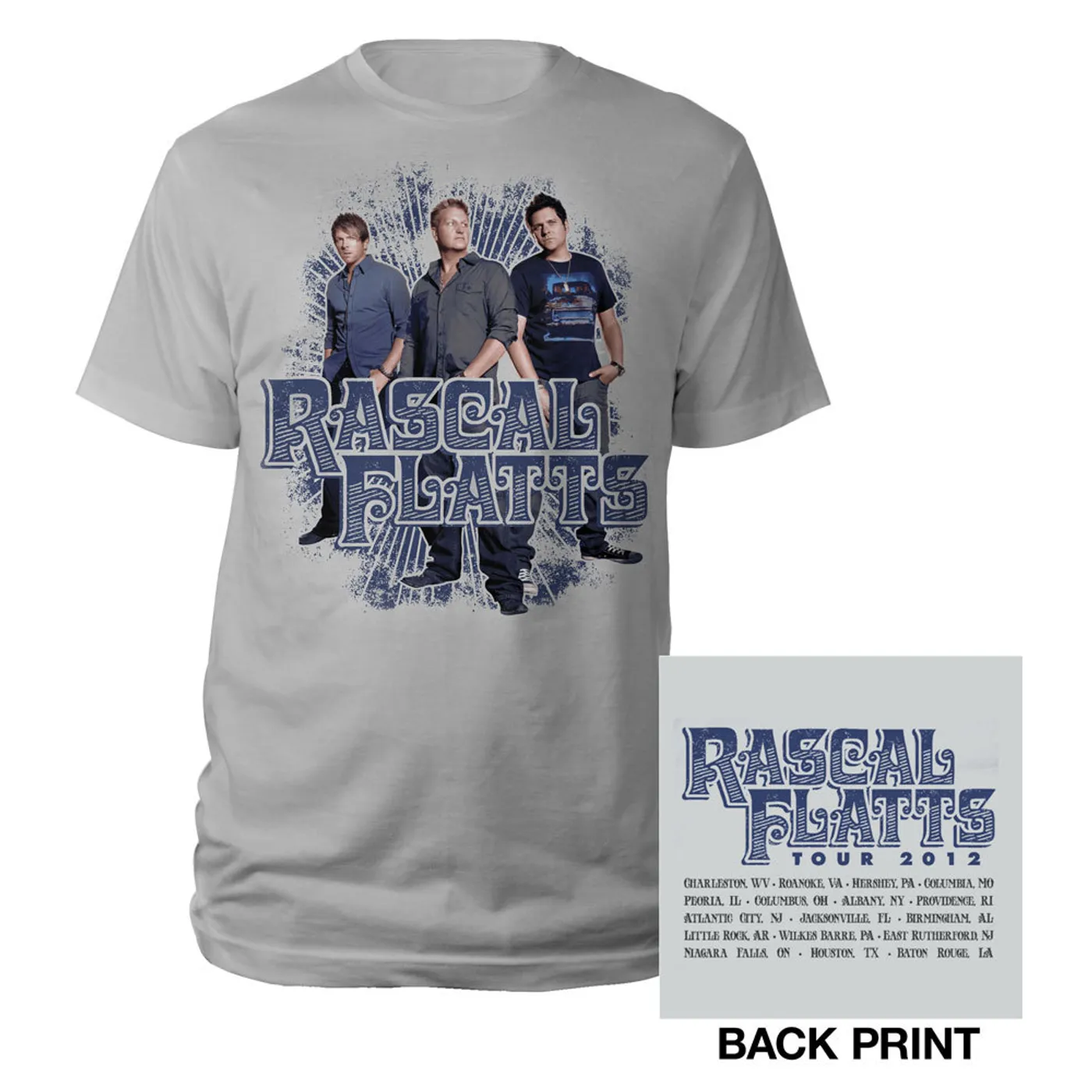 Rascal Flatts Burst Tour T-Shirt