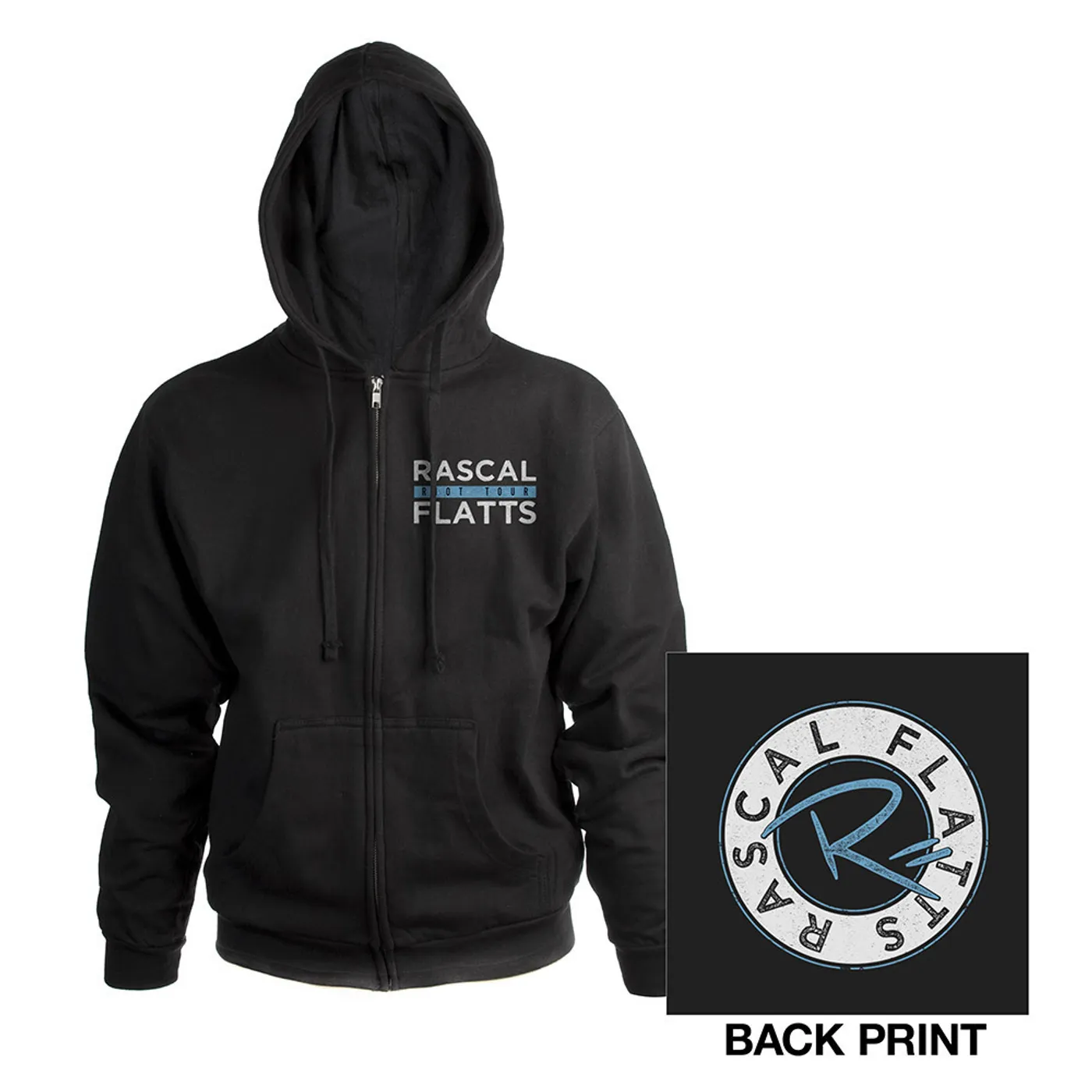 Rascal Flatts Riot Tour Zip Hoodie