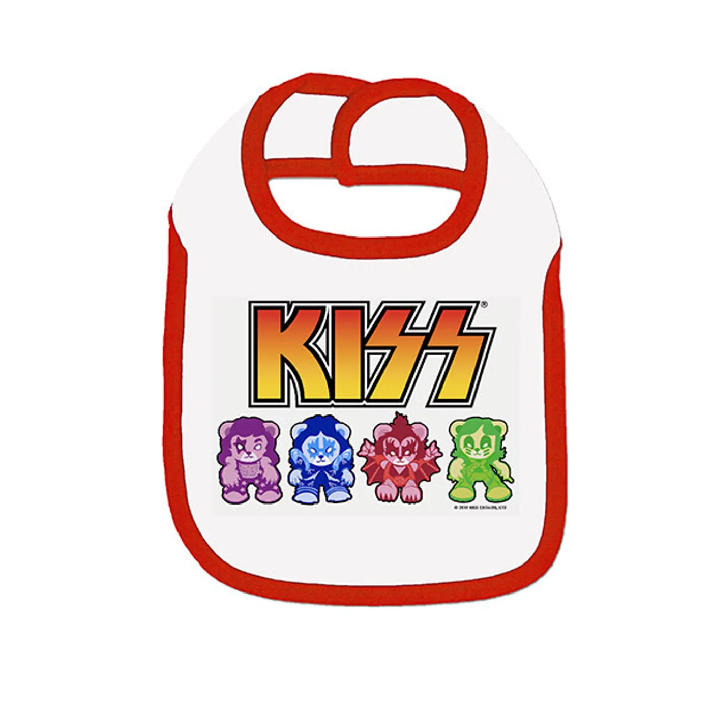 KISS Bears Baby Bib