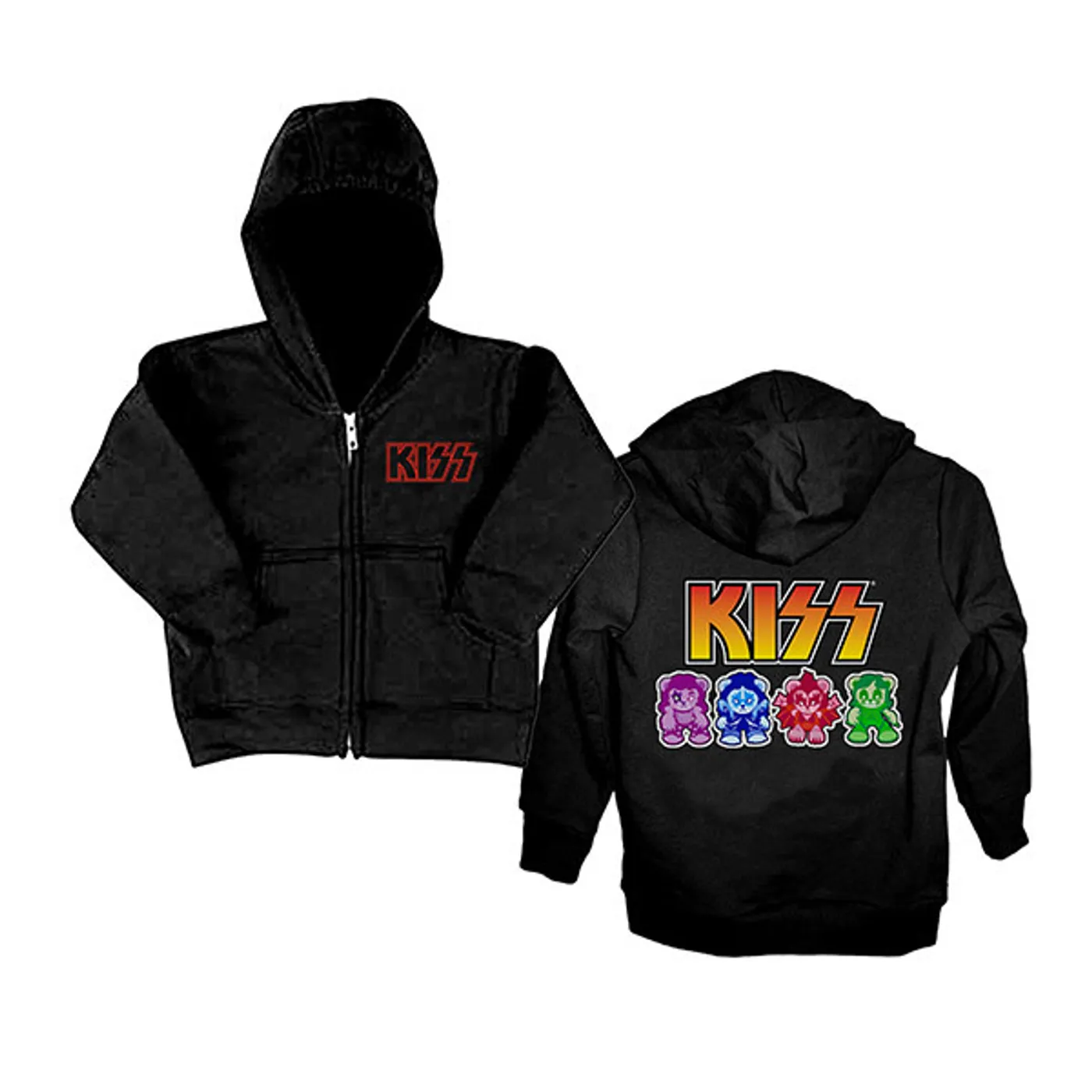KISS Bears Toddler Hoodie
