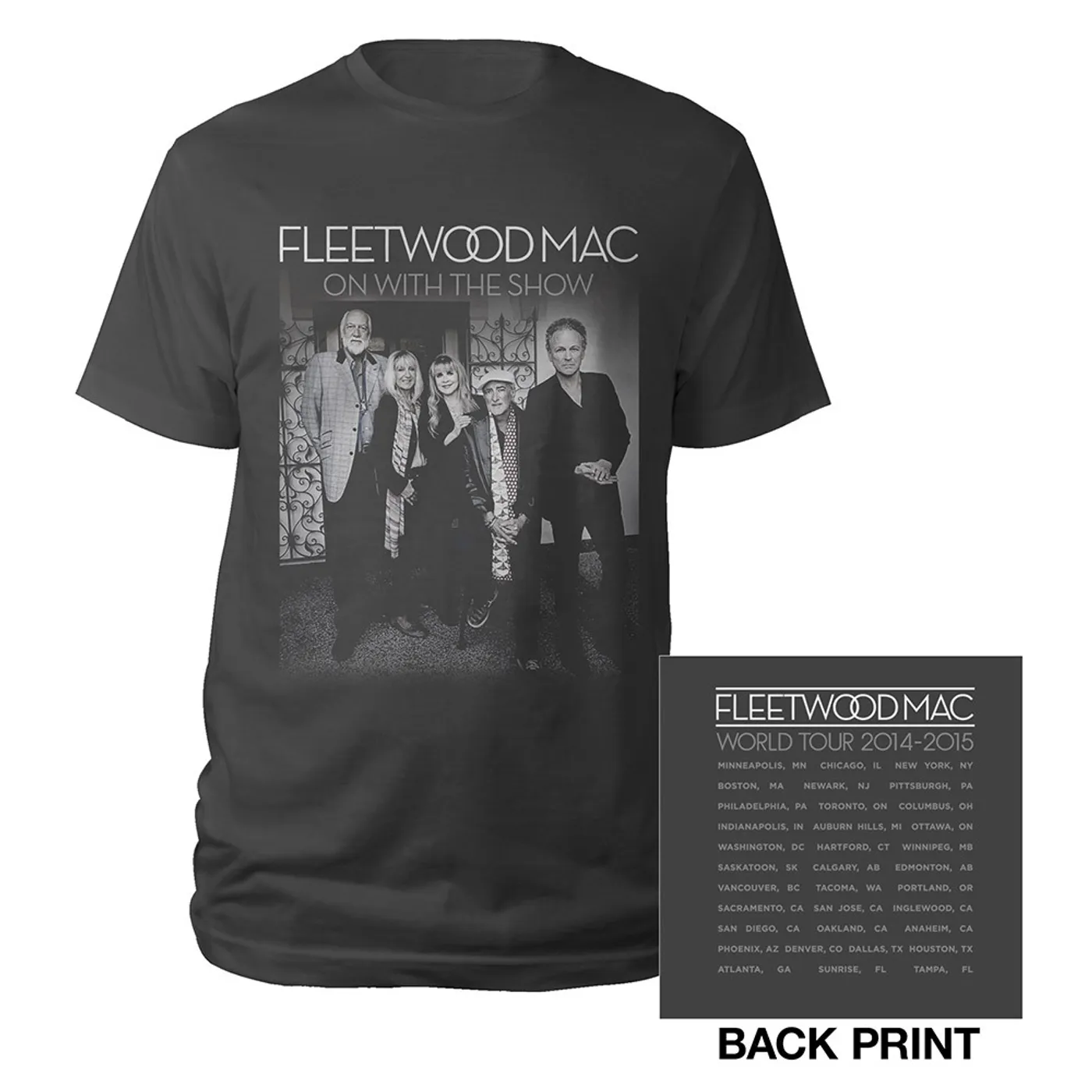 Fleetwood Mac On With The Show Tour Photo Tee