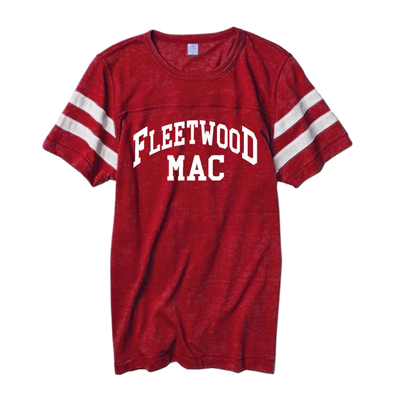 Fleetwood Mac 2015 Red Football Jersey T-shirt