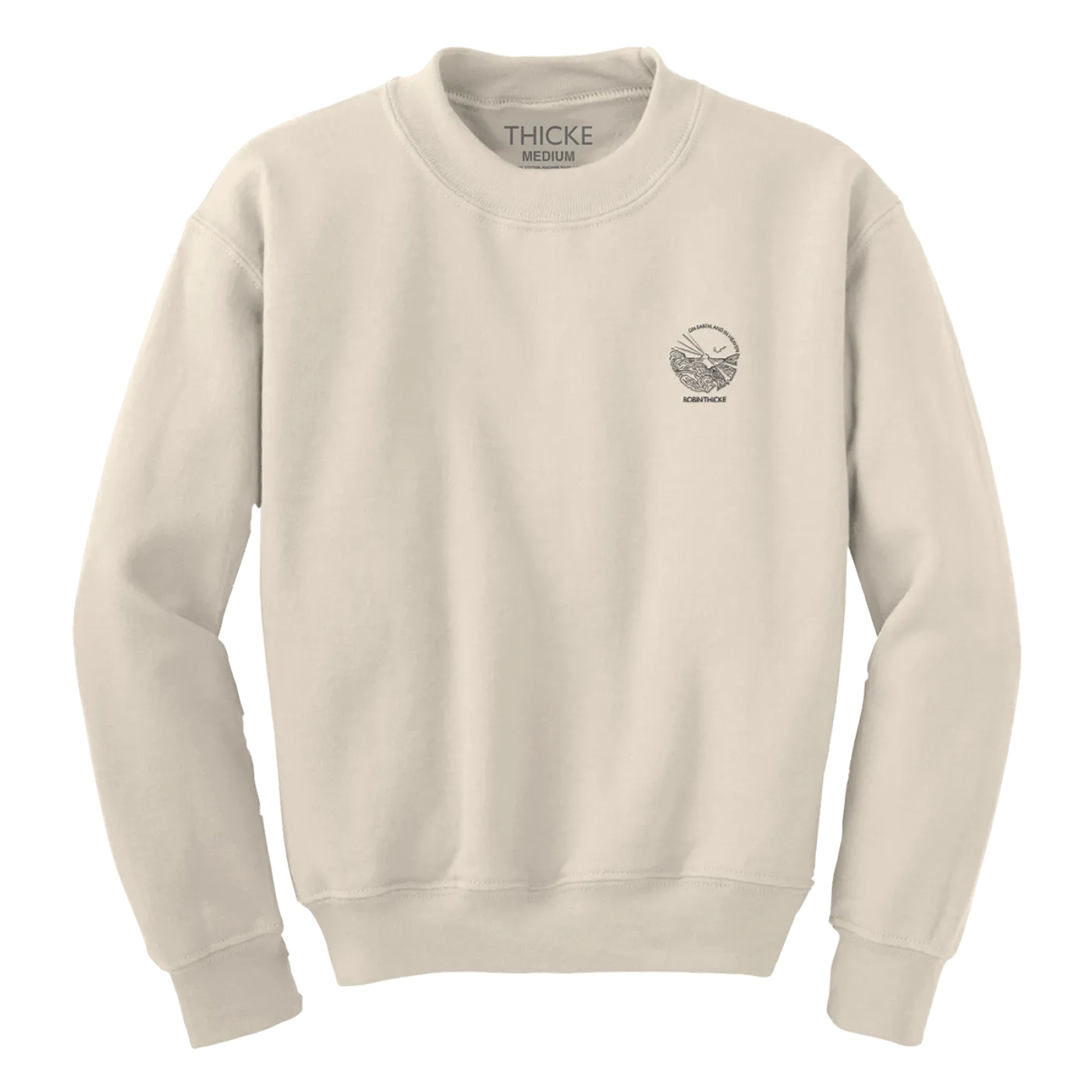 Robin Thicke On Earth, and in Heaven Cream Crewneck