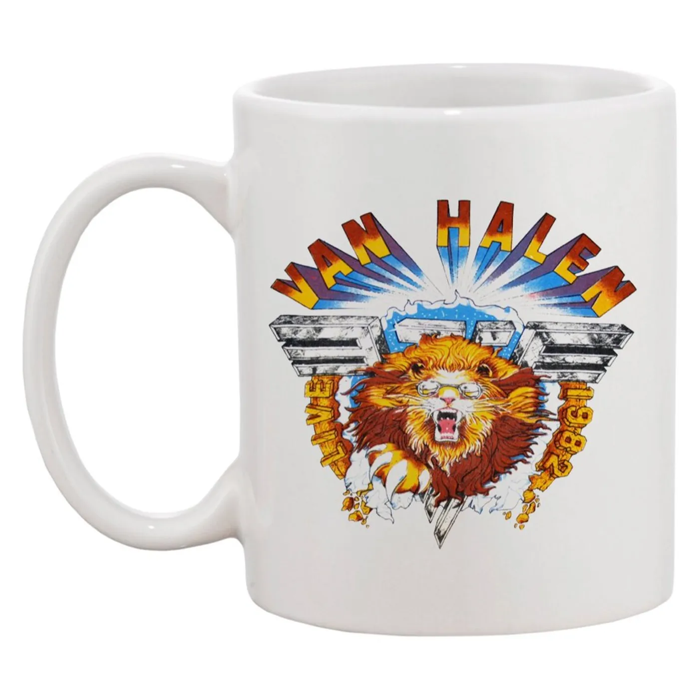 Van Halen 1984 Lion Coffee Mug