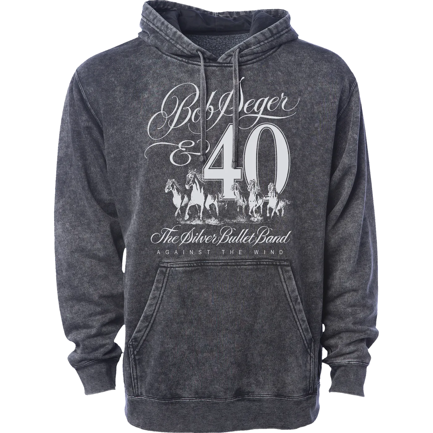 Bob Seger & The Silver Bullet Band Against The Wind 40th Anniversary Pullover Hoodie