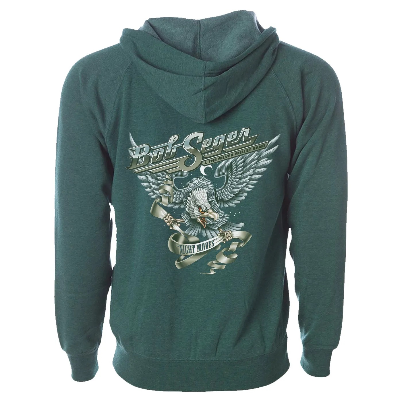 Bob Seger & The Silver Bullet Band Night Moves Eagle Zip Hoodie