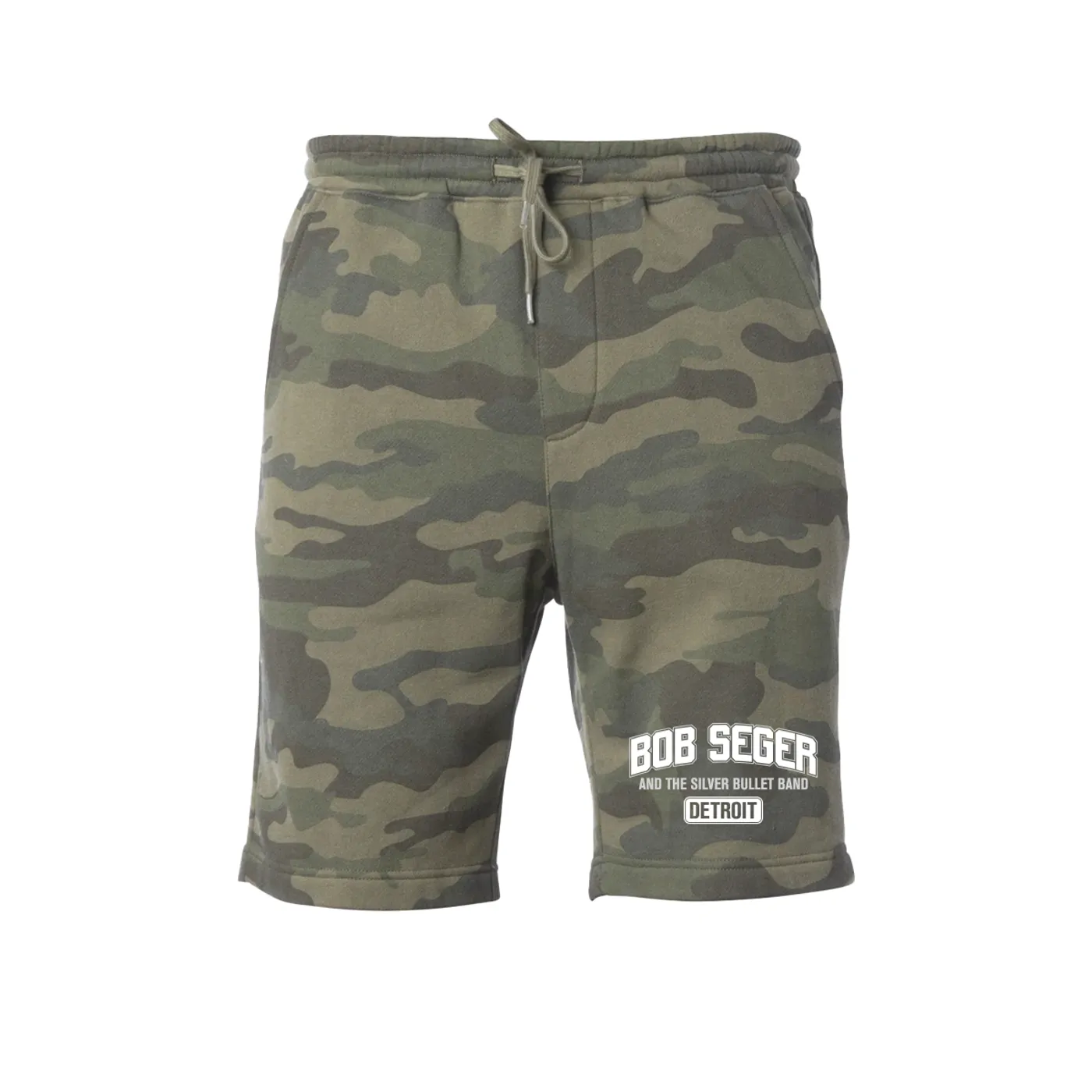 Bob Seger & The Silver Bullet Band Camo Sweat Shorts