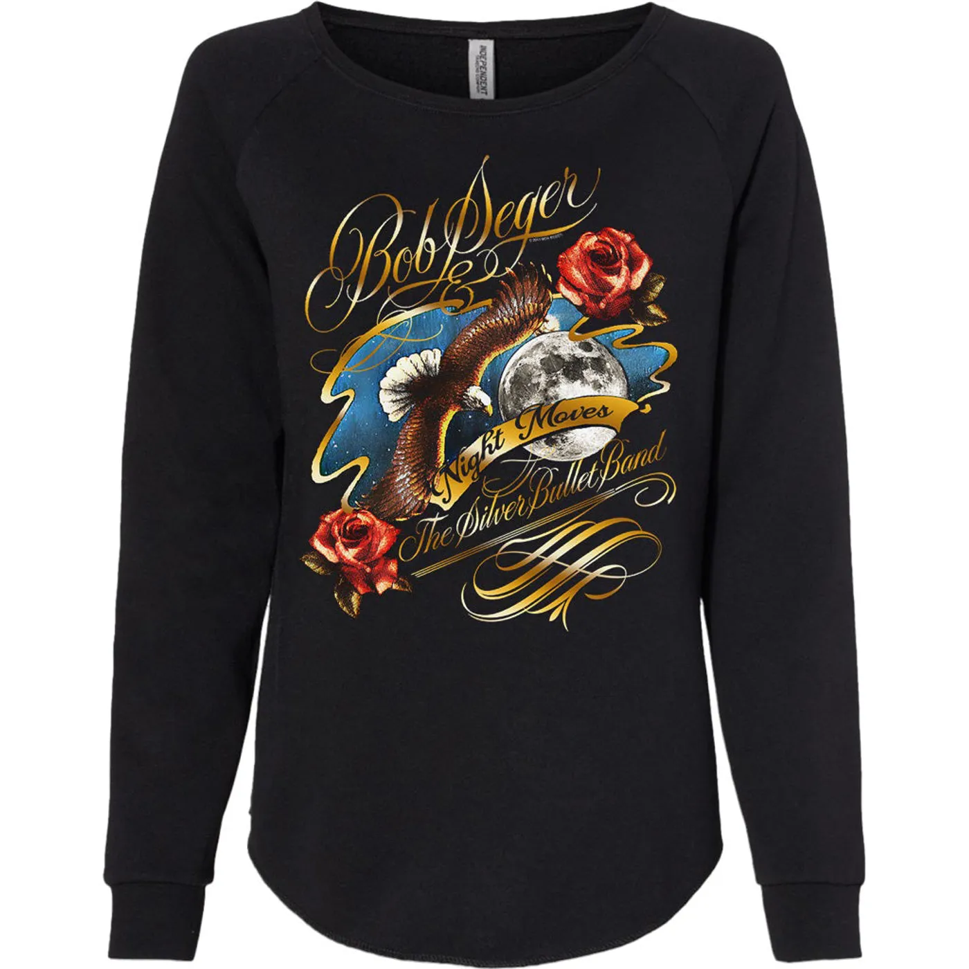 Bob Seger & The Silver Bullet Band Night Moves Eagle Ladies Sweatshirt