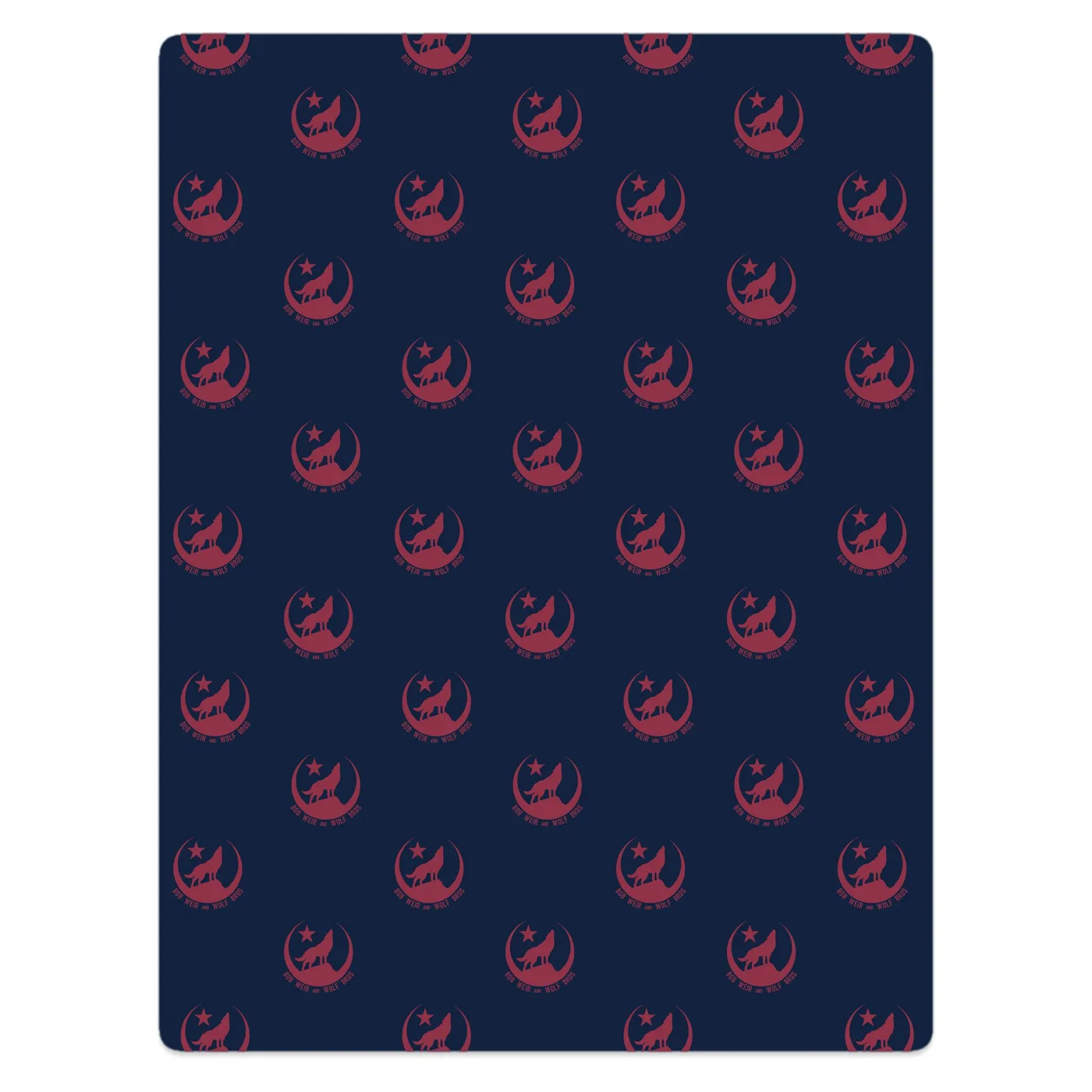 Bob Weir Howling Wolf Logo Blanket
