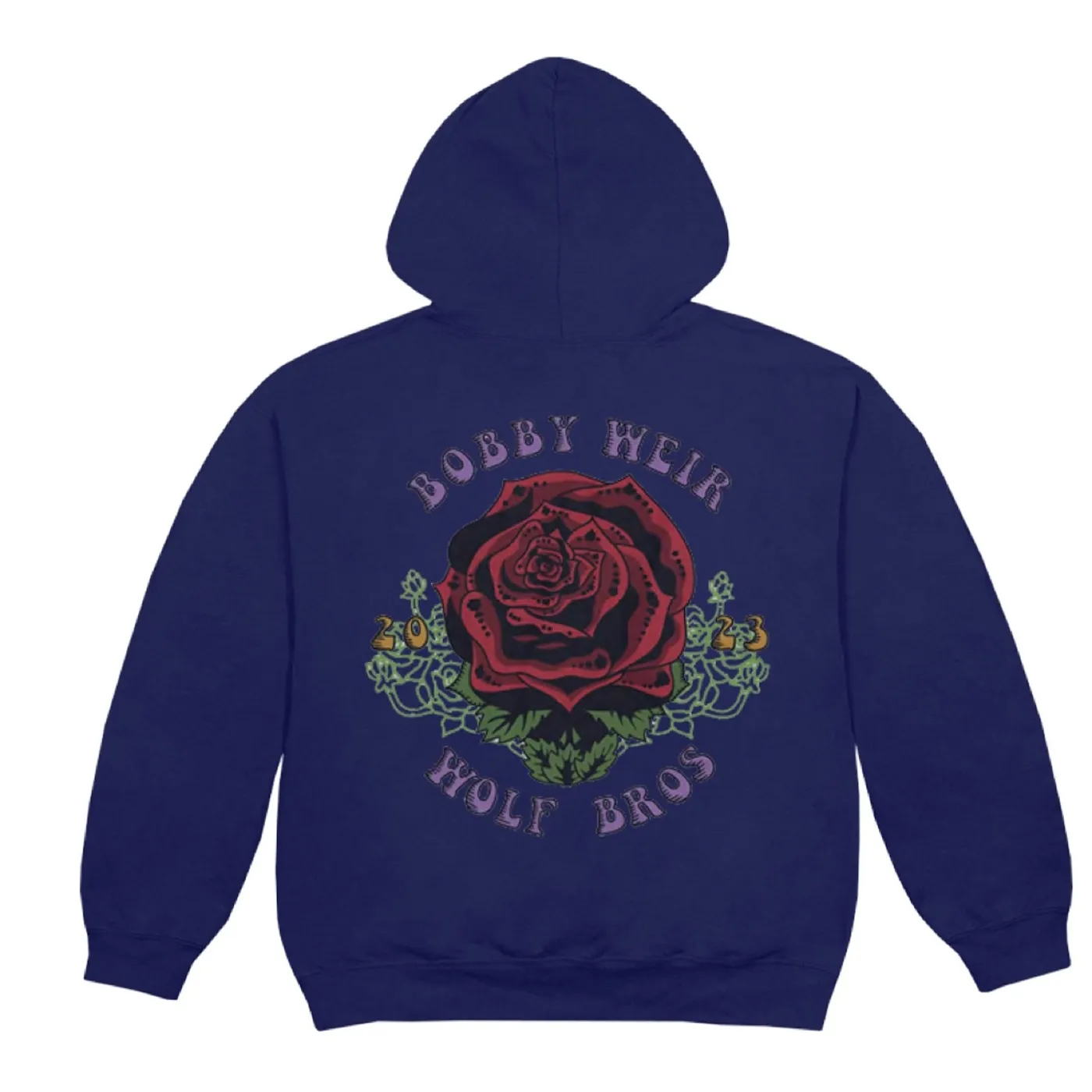 Bob Weir Bobby Weir & Wolf Bros 2023 Zip Hoodie