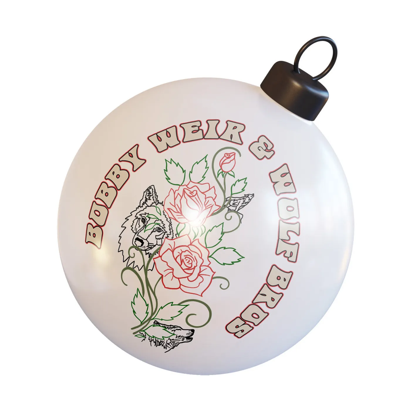 Bob Weir Wolf Bros Holiday Ornament