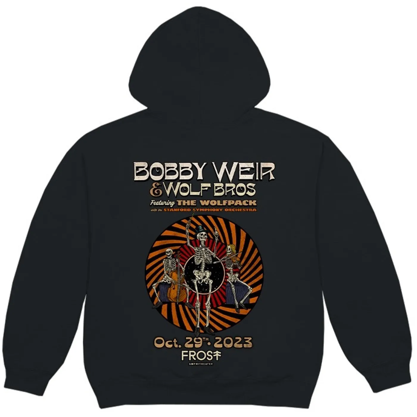 Bob Weir Bobby Weir and Wolf Bros Frost Event Zip Hoodie