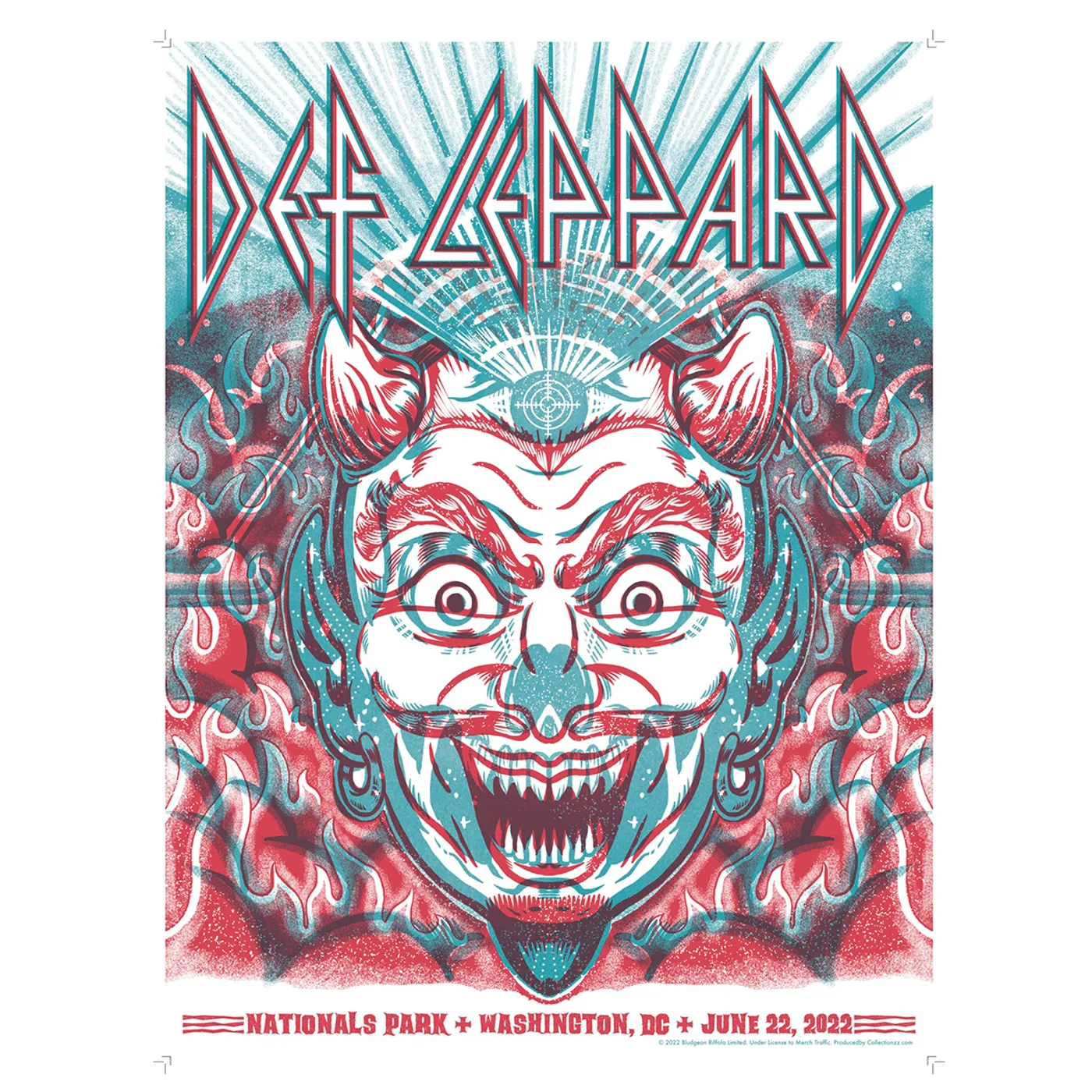 Def Leppard Washington + National Park Poster