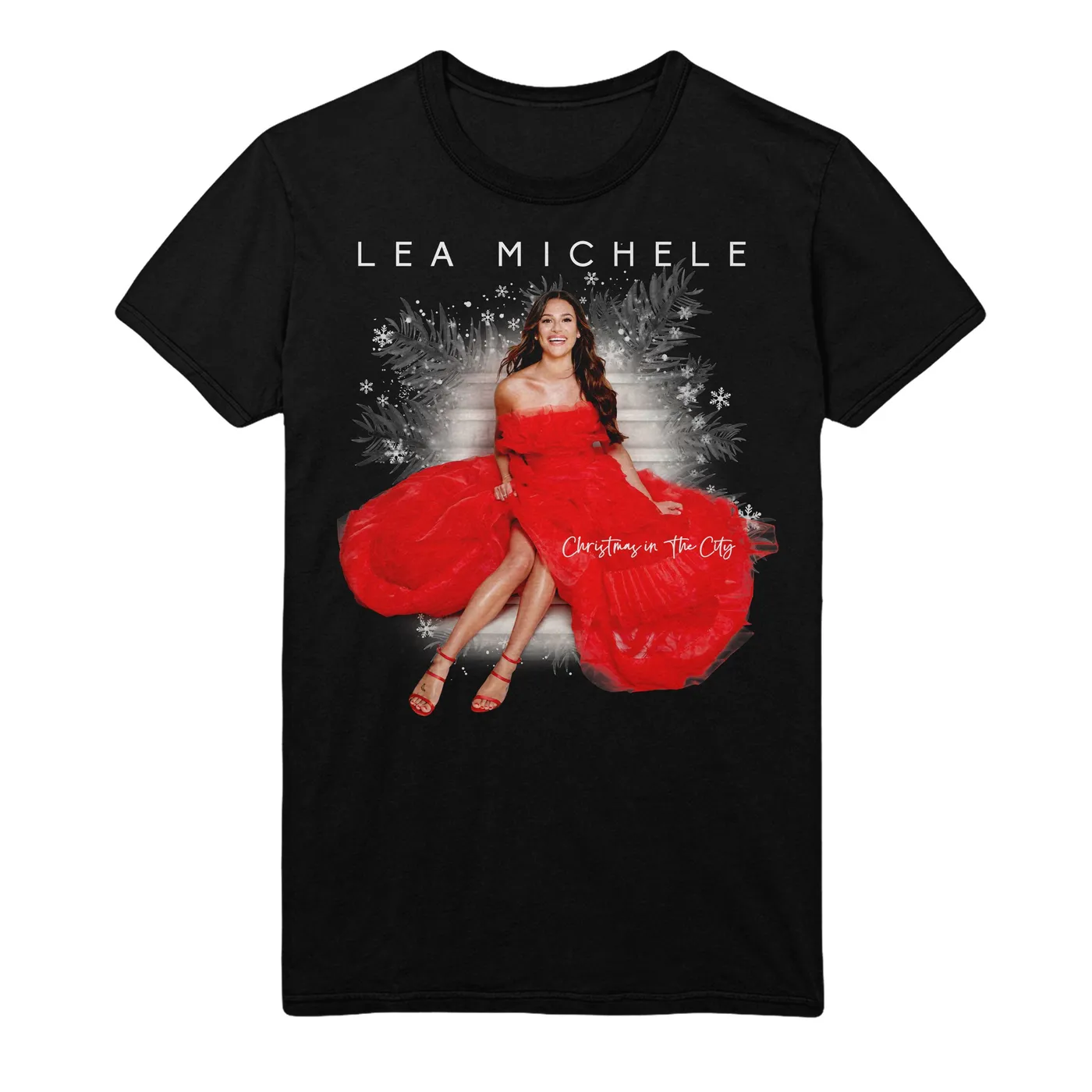 Lea Michele Christmas In The City Photo Tee