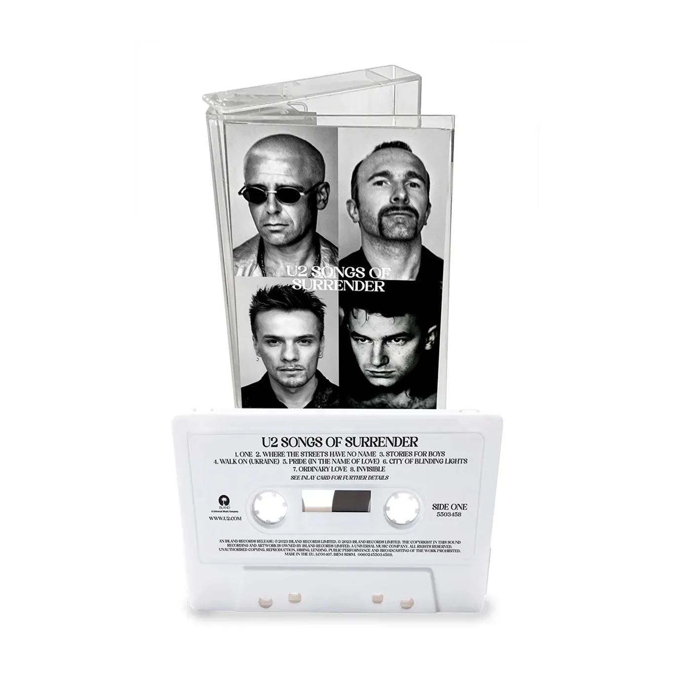 U2 Songs Of Surrender - Exclusive White Cassette (Limited Edition)