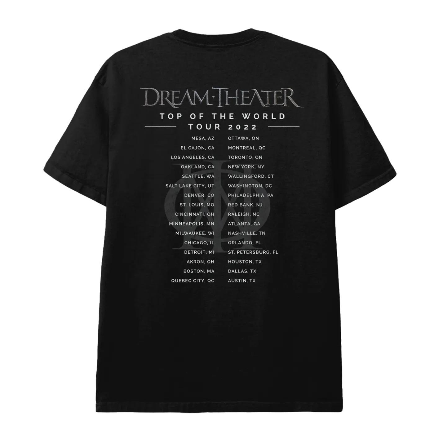 Dream Theater A View From The Top Of The World U.S. Tour 2022 Tee