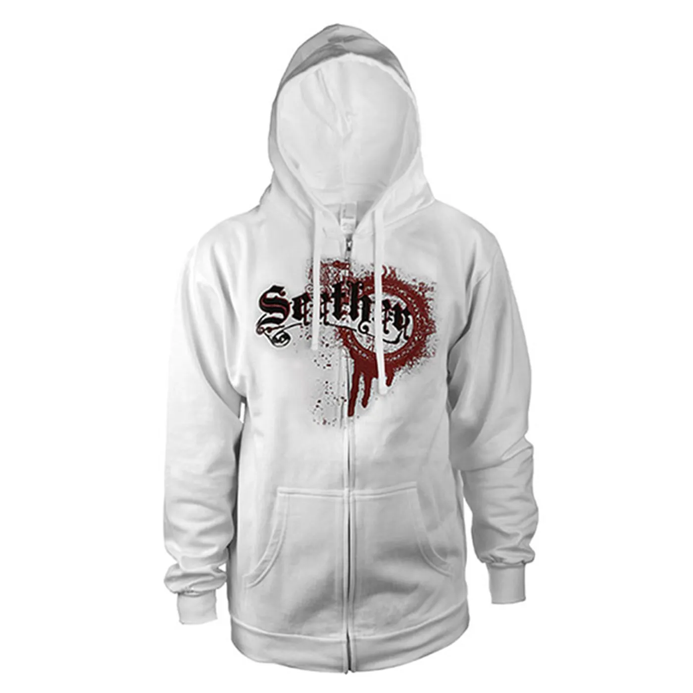 Seether Womens Splatter Zip Hoodie