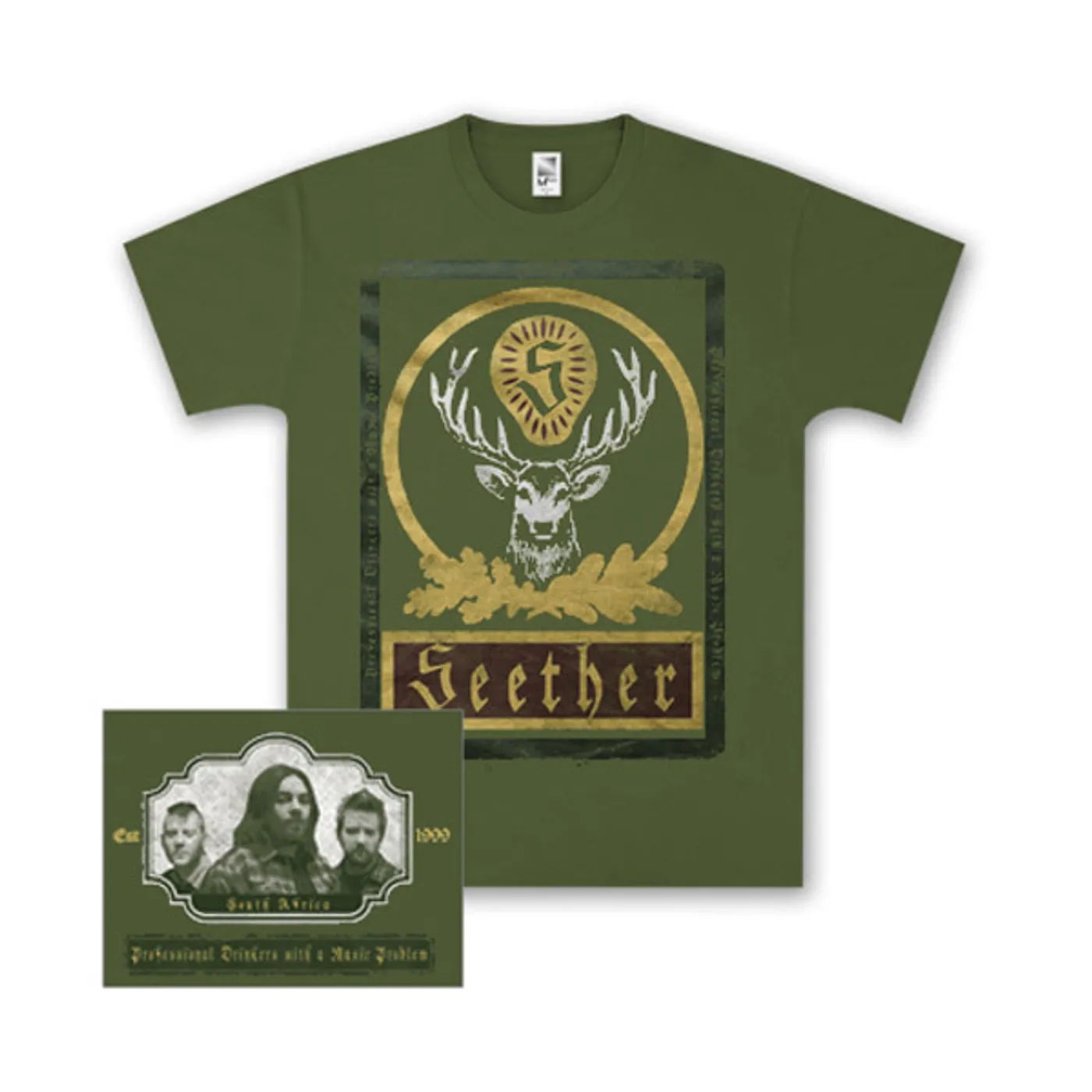 Seether Green Jager T-Shirt