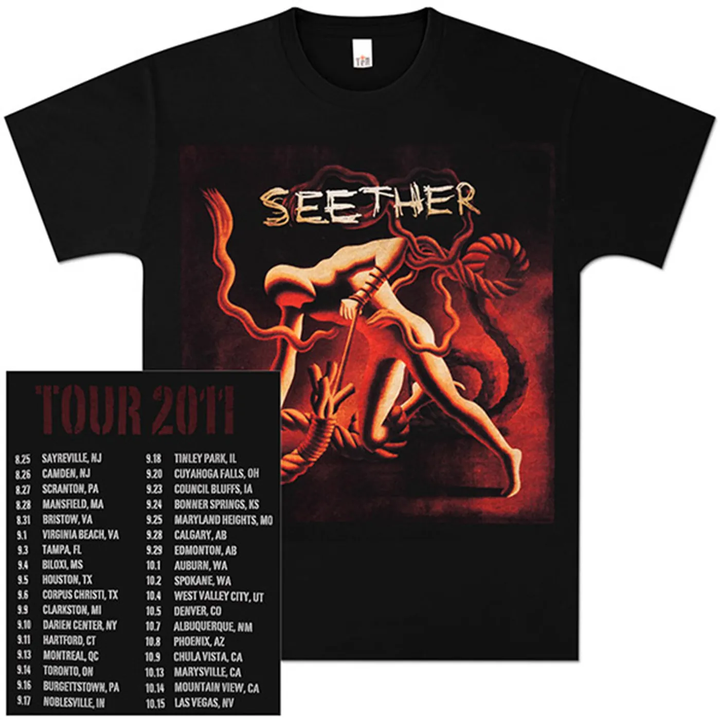 Seether Album Tour Tee